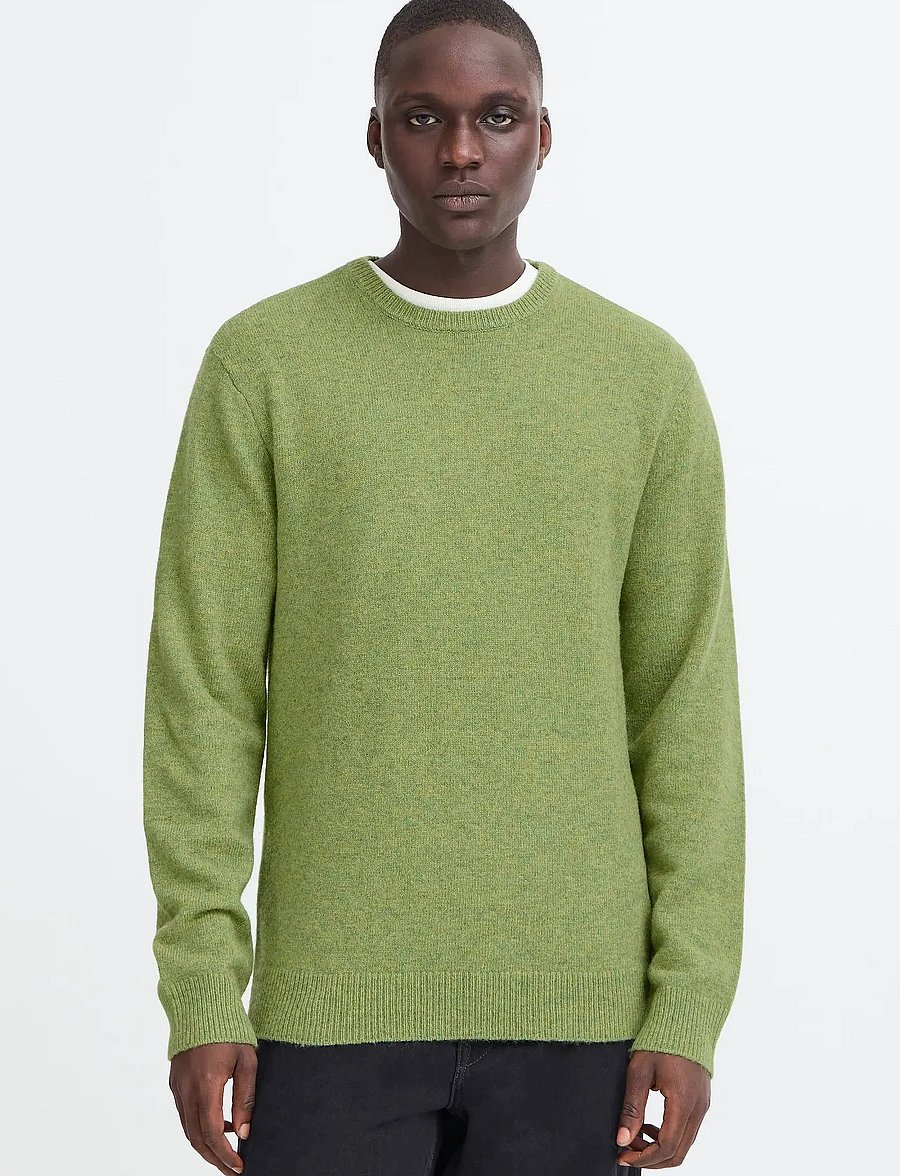 Blend - BHBRANKO CREW KNIT NOOS - rundhals - mayfly melange - 4