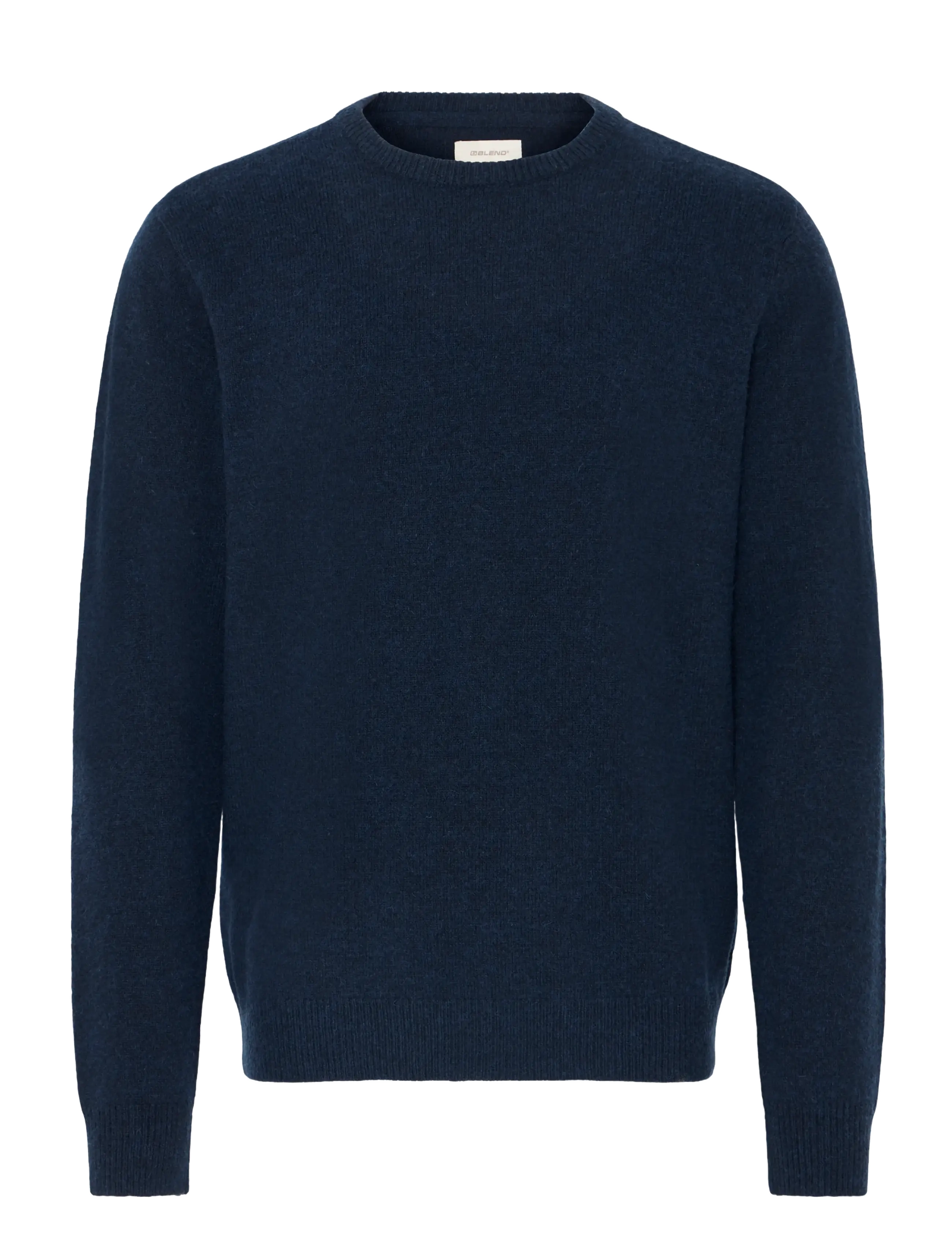 Blend BHBRANKO CREW KNIT NOOS - Tøj - SALUTE MELANGE / navy