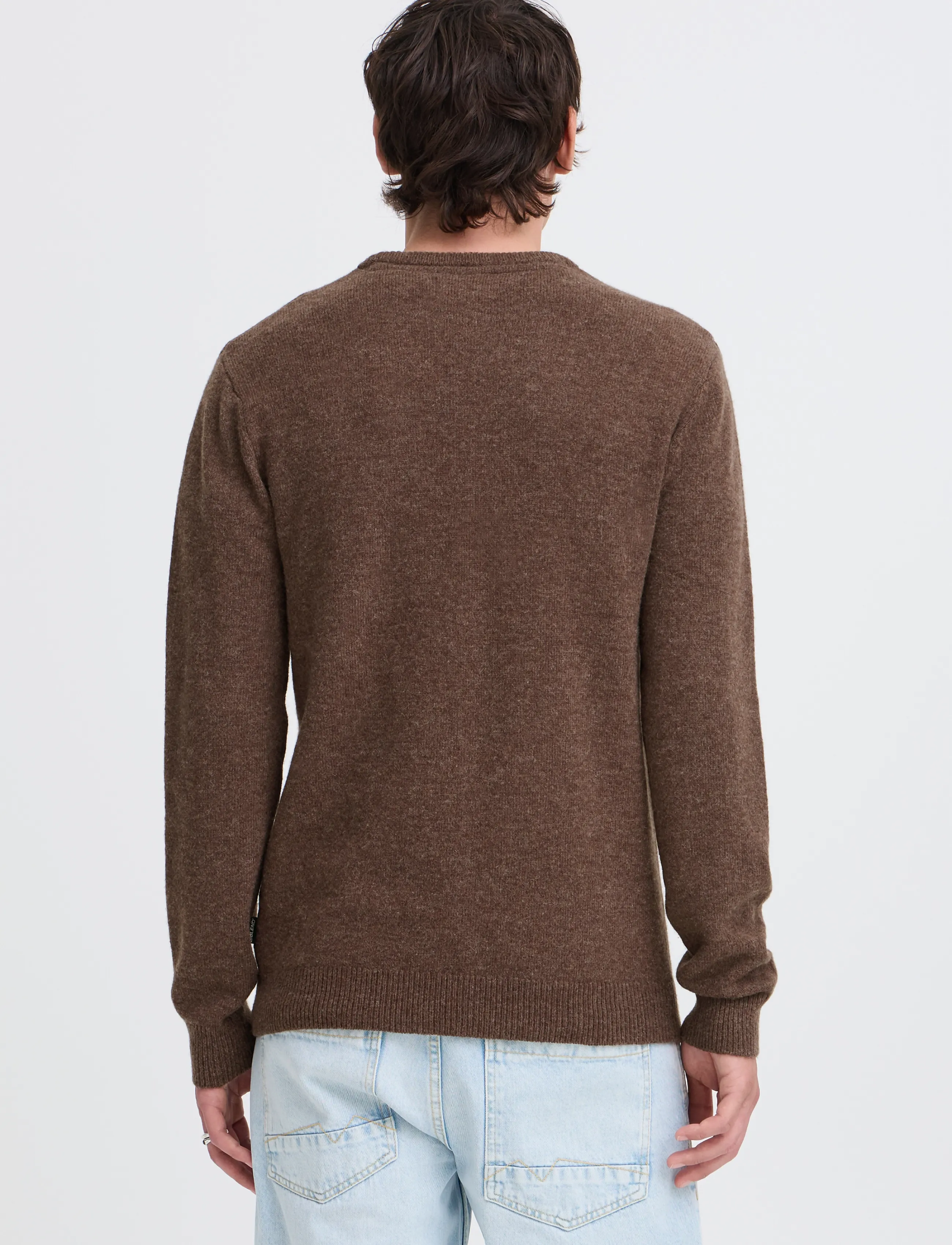 Blend - BHBRANKO CREW KNIT NOOS - rundhals - slate black melange - 3