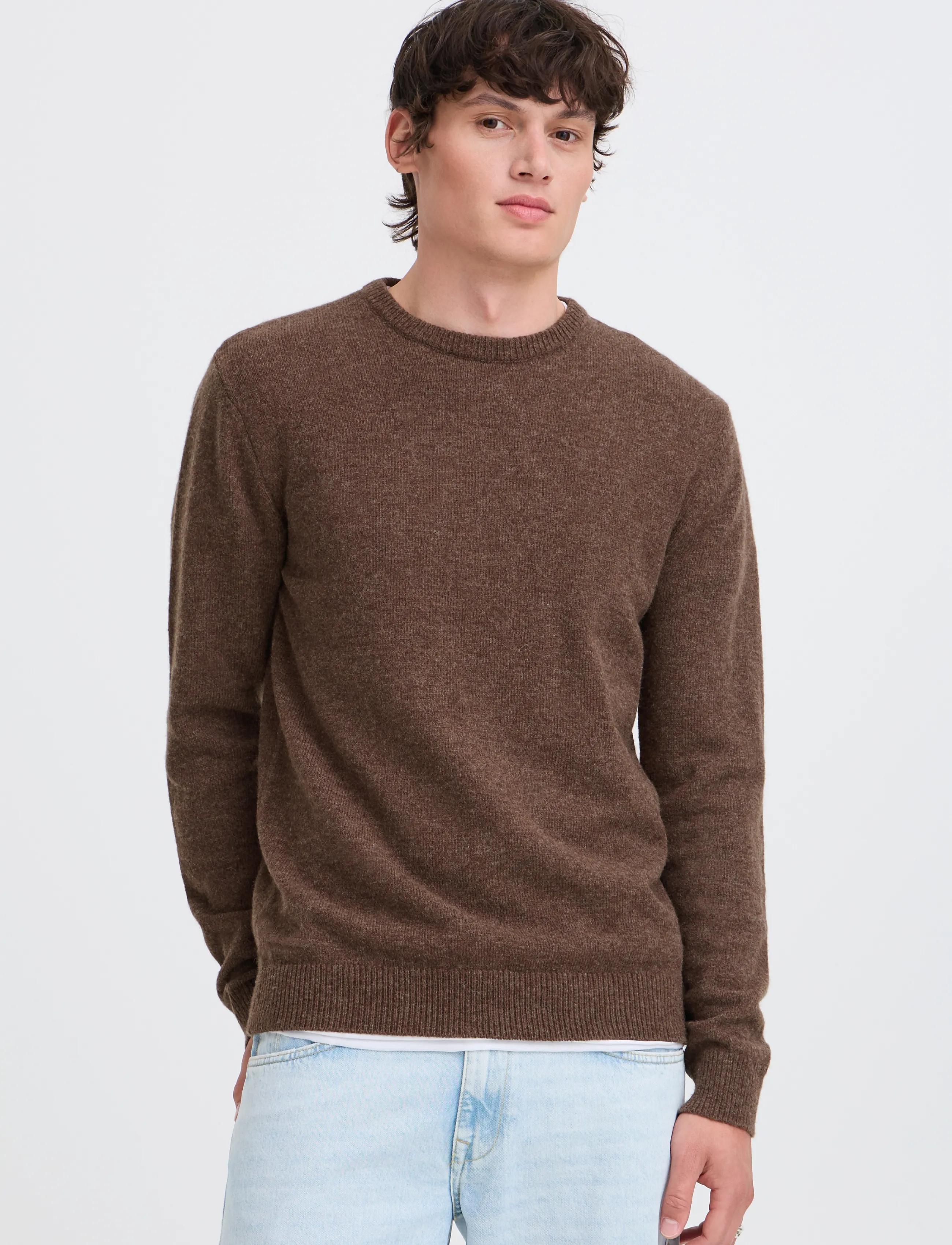 Blend - BHBRANKO CREW KNIT NOOS - rundhals - slate black melange - 5