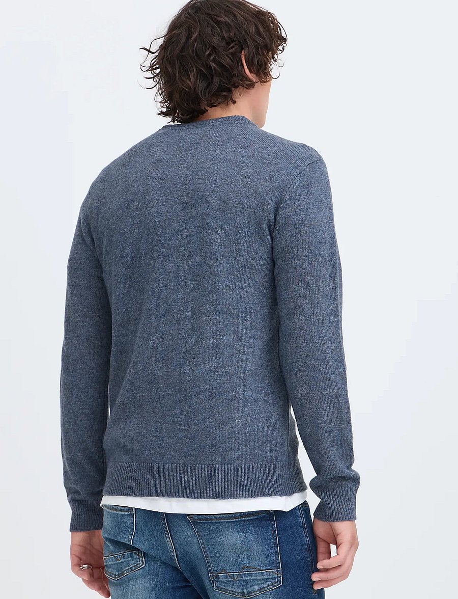 Blend - BHBRANKO CREW KNIT NOOS - Ümara kaelusega - stormy weather melange - 3