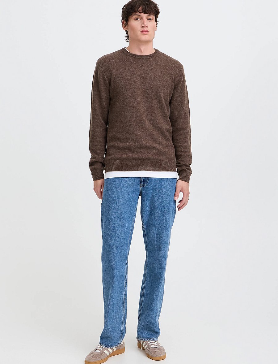 Blend - BHBRANKO CREW KNIT NOOS - rundhals - turkish coffee melange - 0