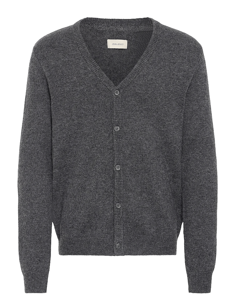 Blend - BHBRANKO CARDIGAN KNIT - kardiganid - iron gate melange - 1