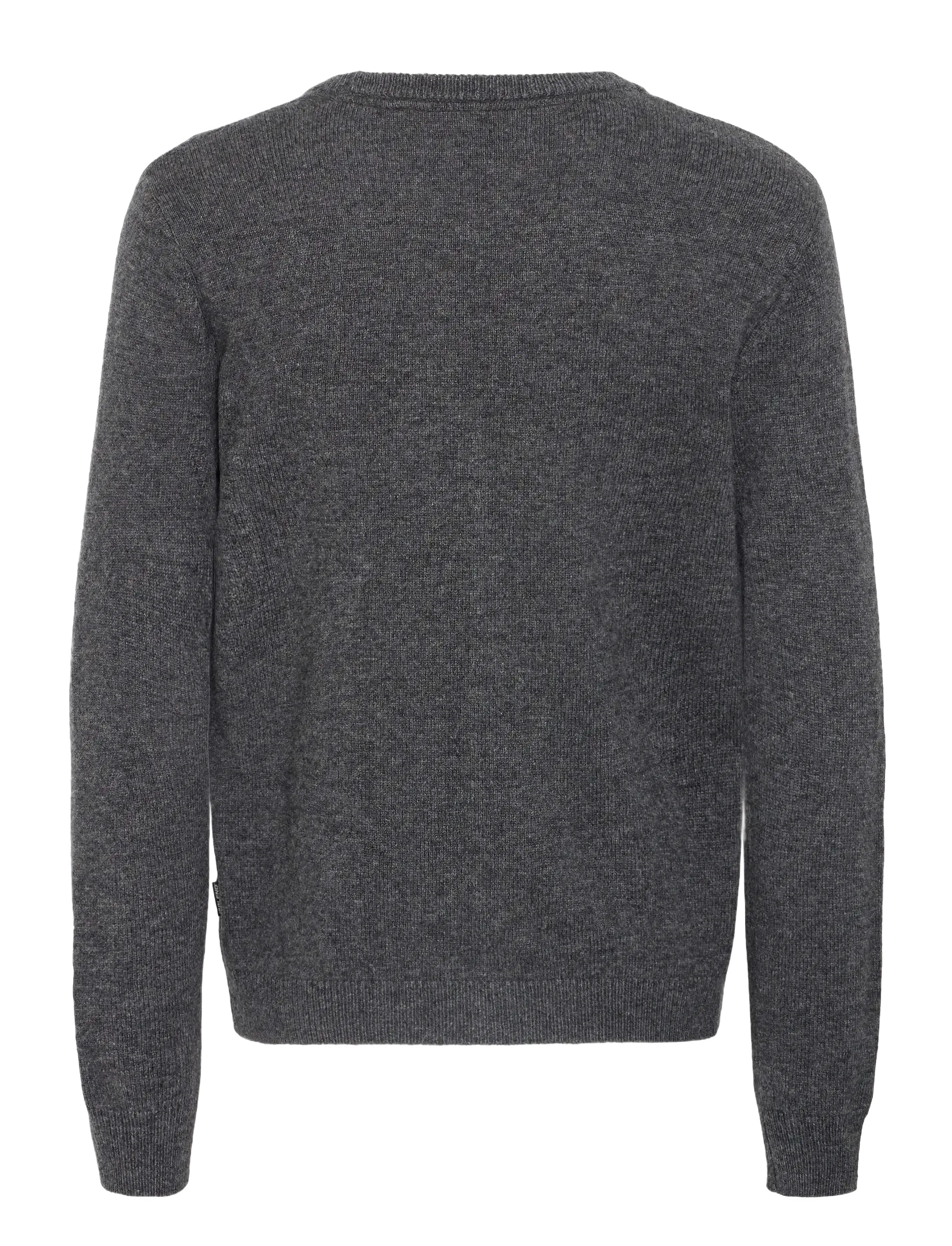Blend - BHBRANKO CARDIGAN KNIT - koftor - iron gate melange - 2