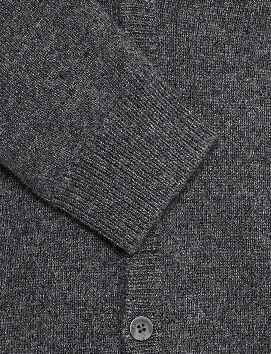 Blend - BHBRANKO CARDIGAN KNIT - kardiganai - iron gate melange - 5