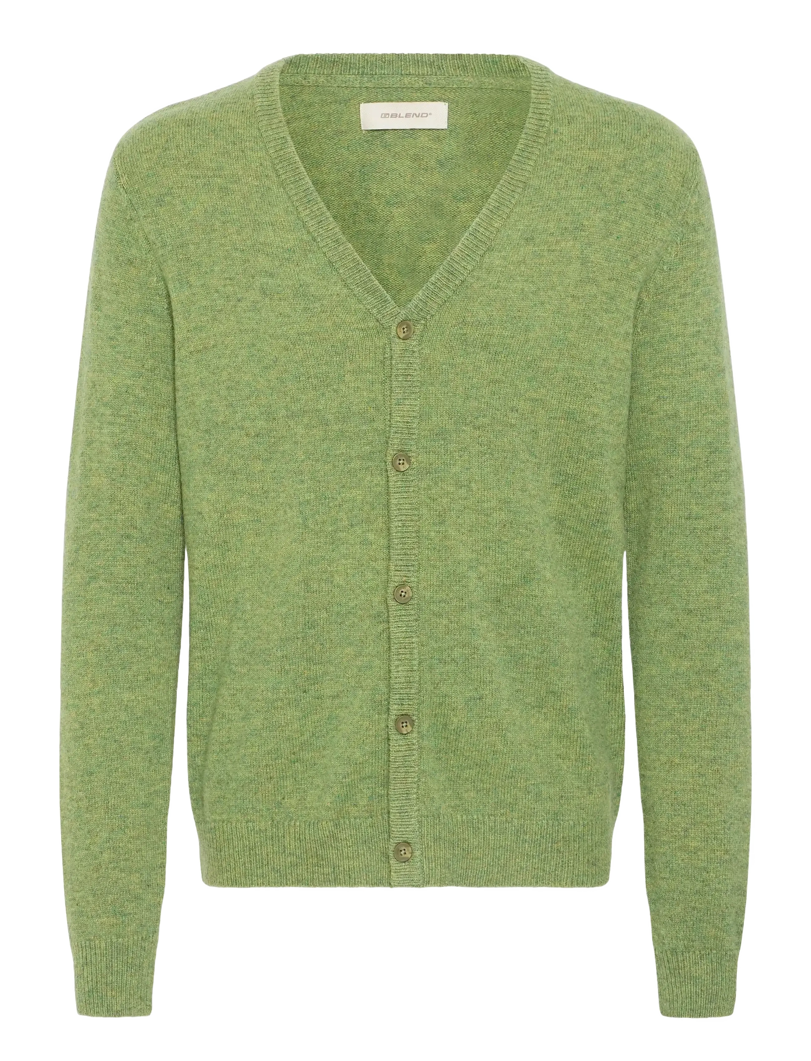 Blend BHBRANKO CARDIGAN KNIT - Strickmode - MAYFLY / green