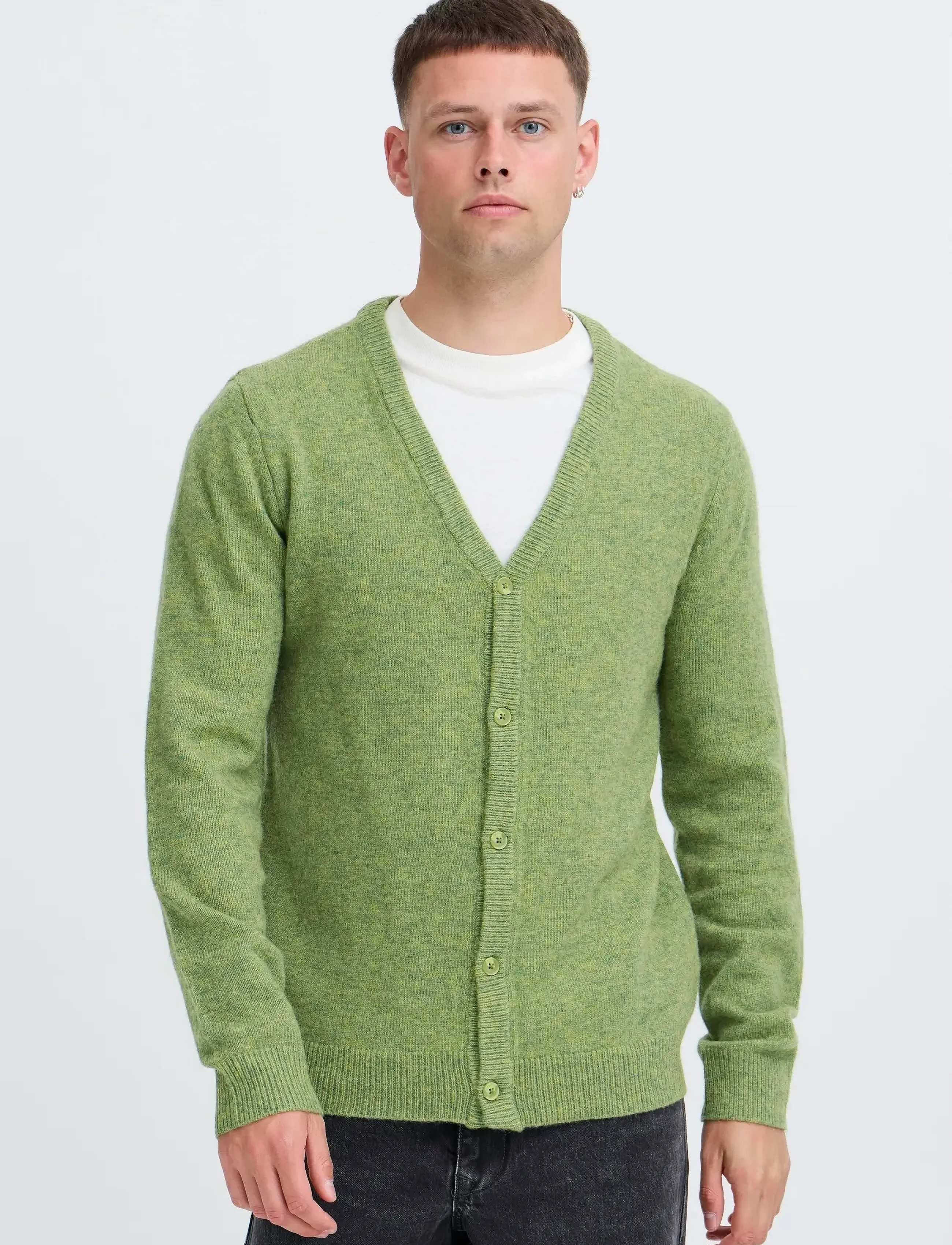 Blend - BHBRANKO CARDIGAN KNIT - cardigans - mayfly - 4
