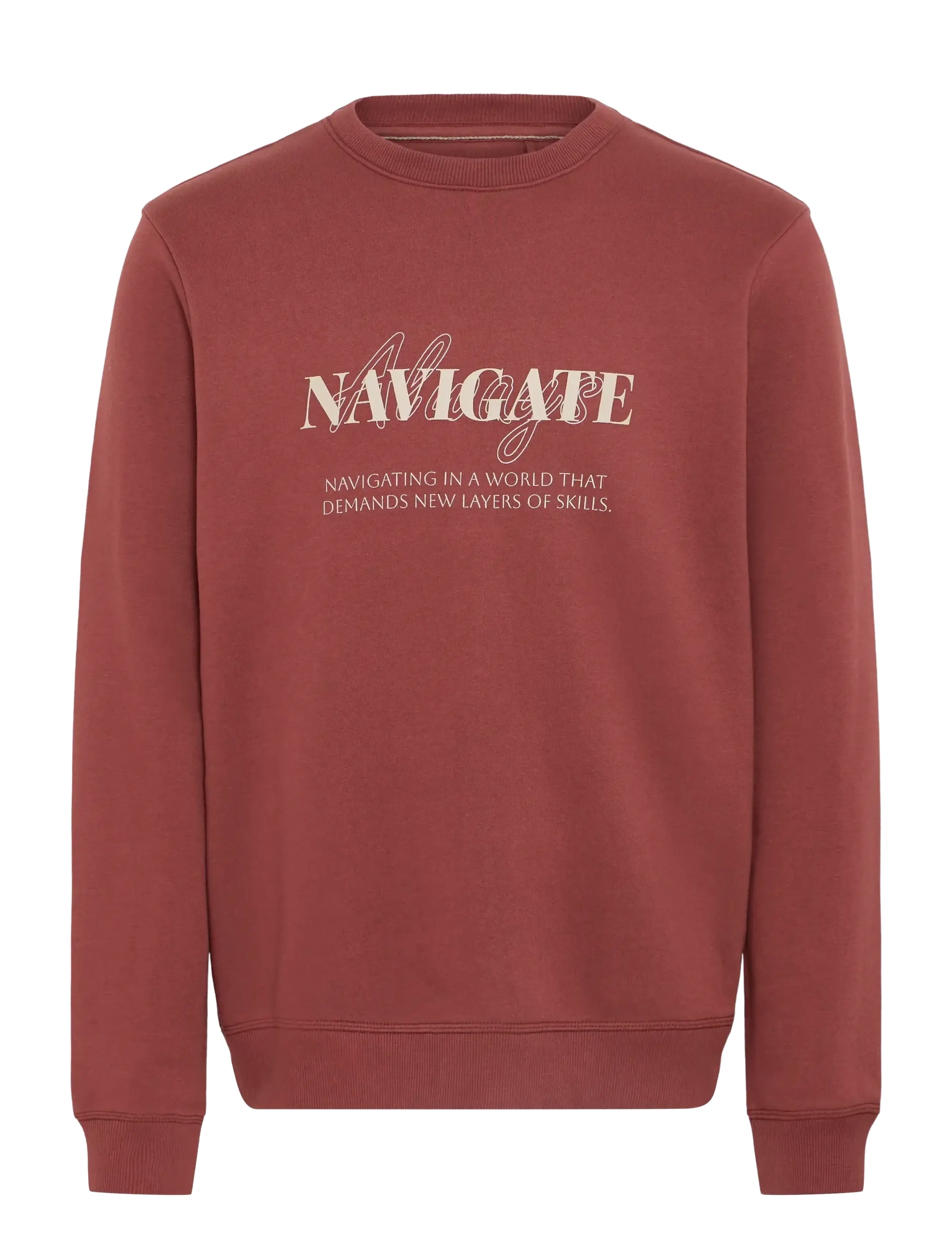 Blend BHFARNUM SWEATSHIRT - Sweatshirts & hættetrøjer - HOT CHOCOLATE / burgundy
