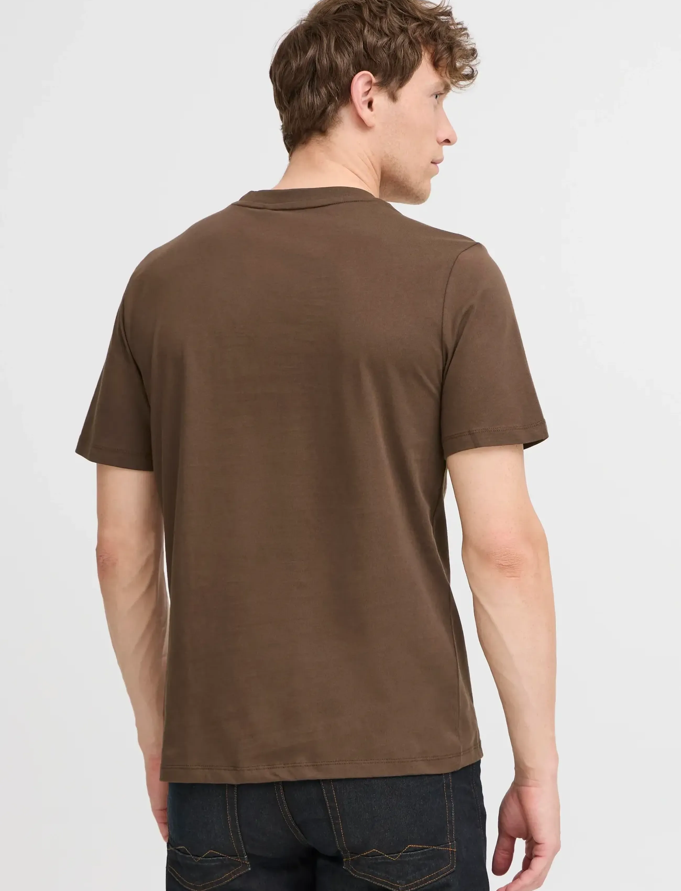 Blend - BHIVAR PHOTO HUMOR S/S TEE - short-sleeved t-shirts - slate black - 3