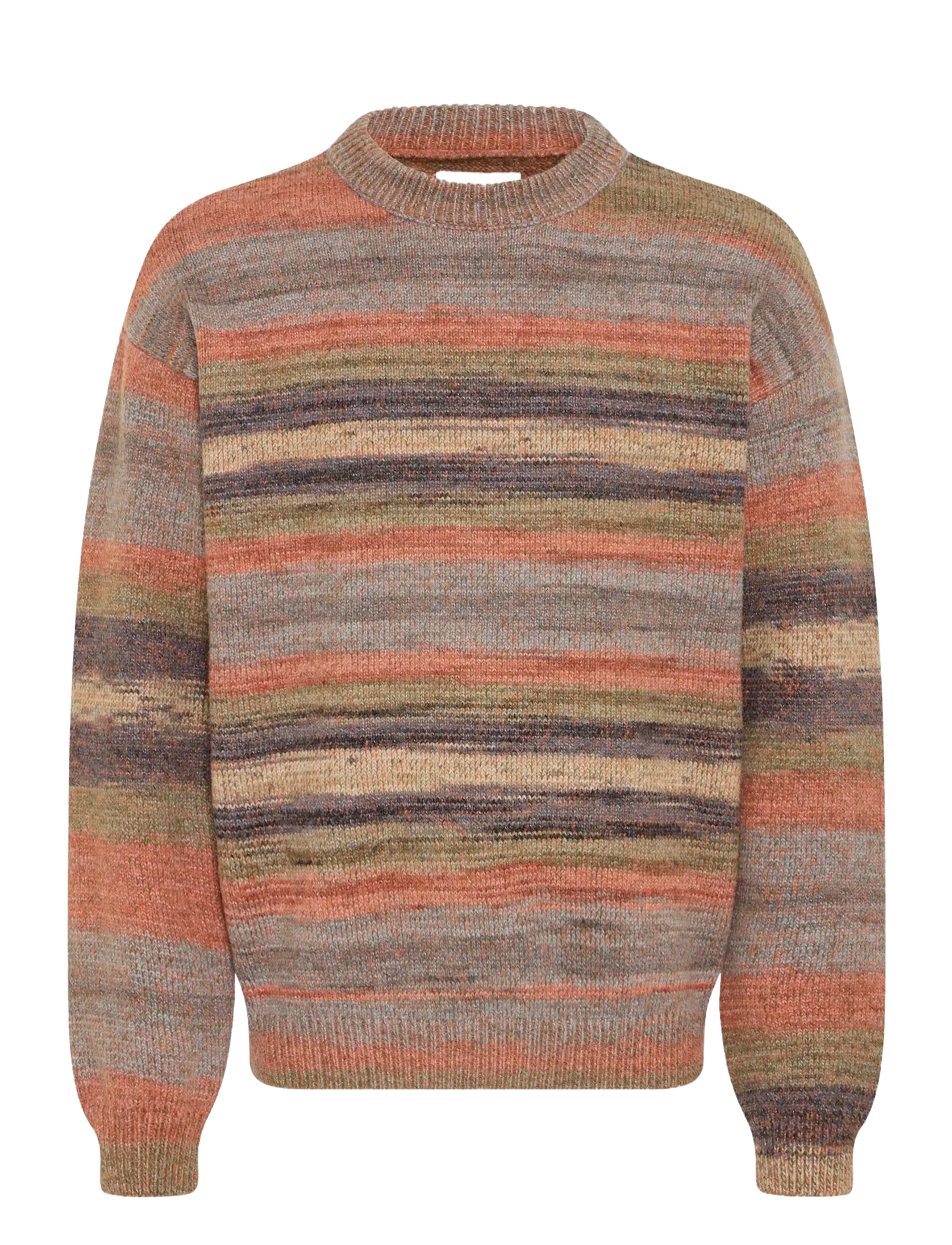 BHBIRGER STRIPE CREW - IRON GATE