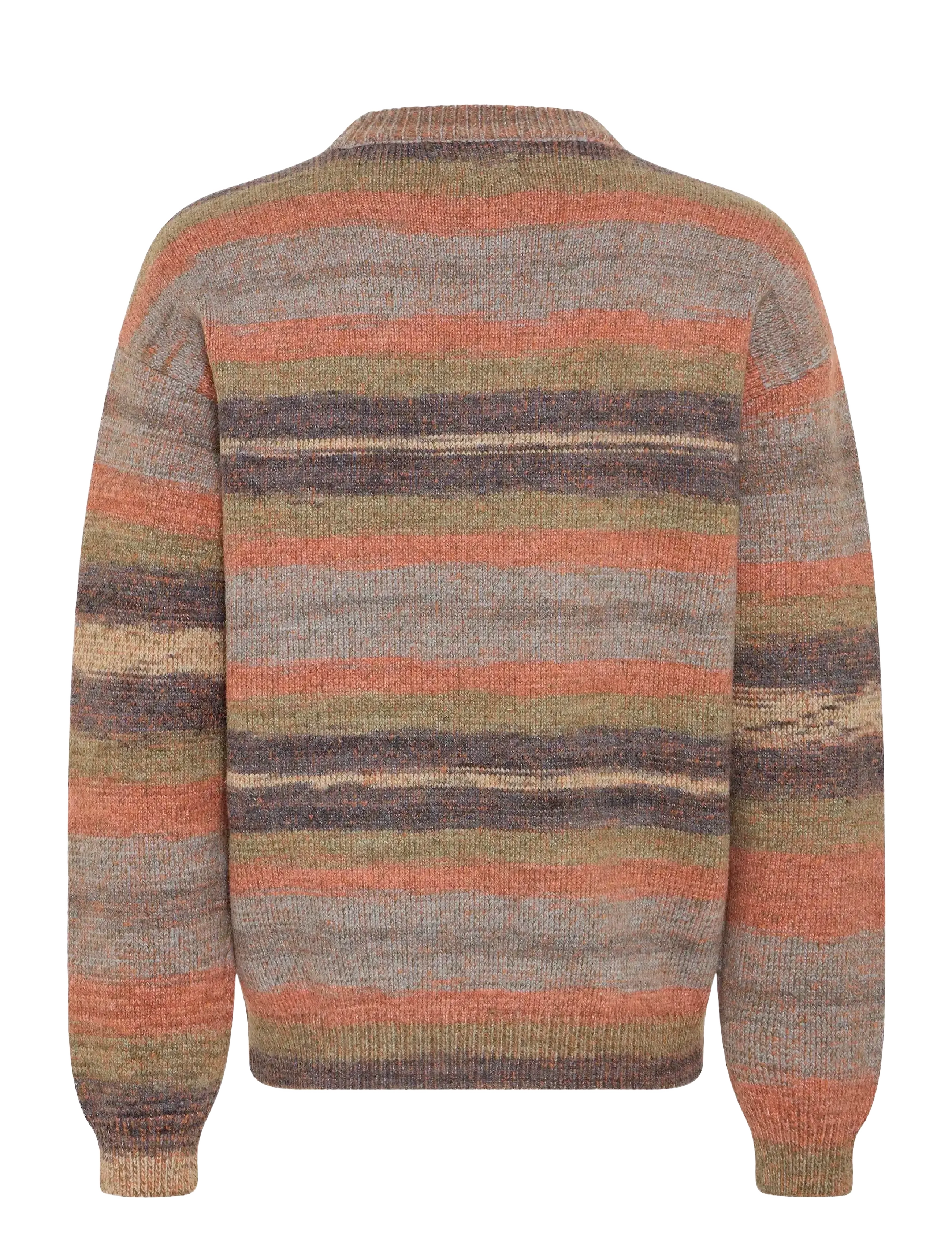 Blend - BHBIRGER STRIPE CREW - rundhals - iron gate - 2