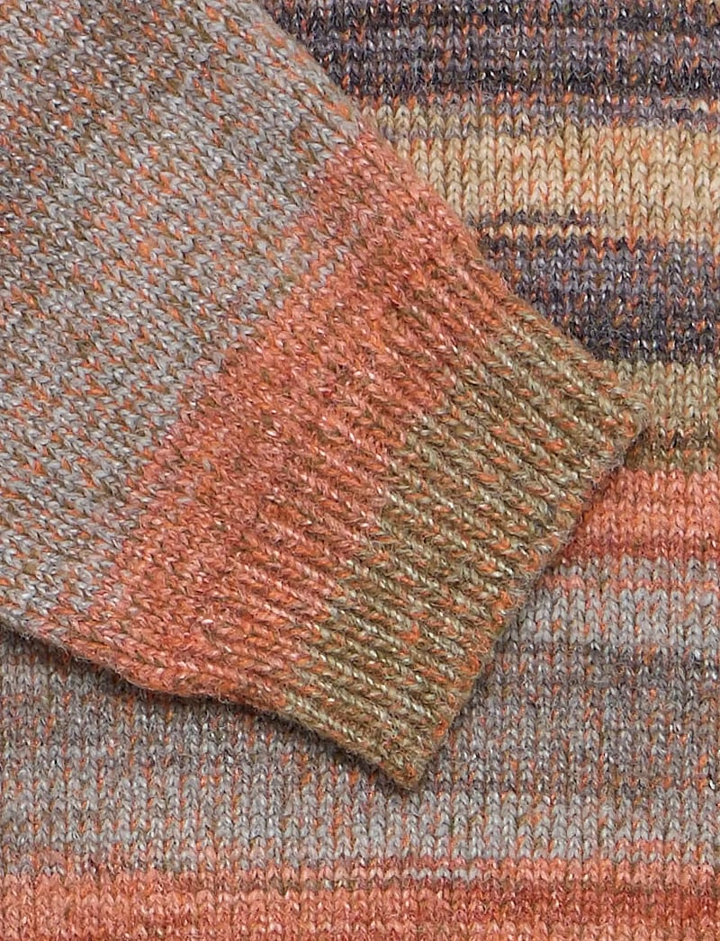 Blend - BHBIRGER STRIPE CREW - rundhalsad - iron gate - 5