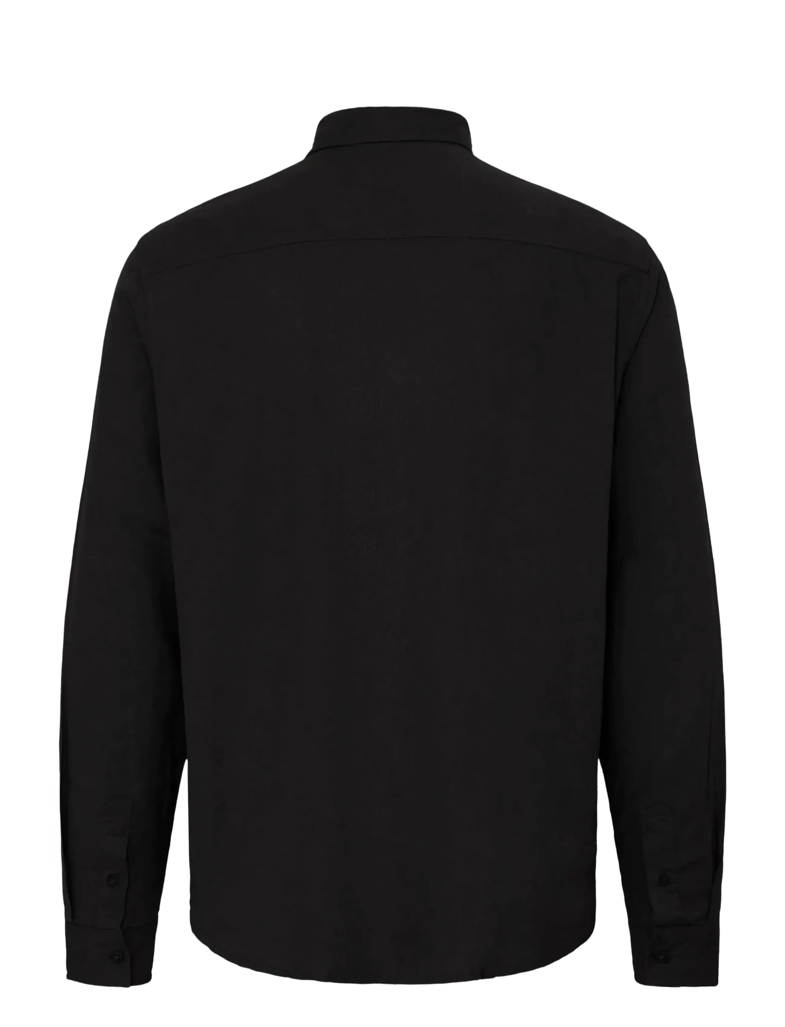 Blend - BHBOBBY LINEN L/S - linen shirts - black beauty - 2