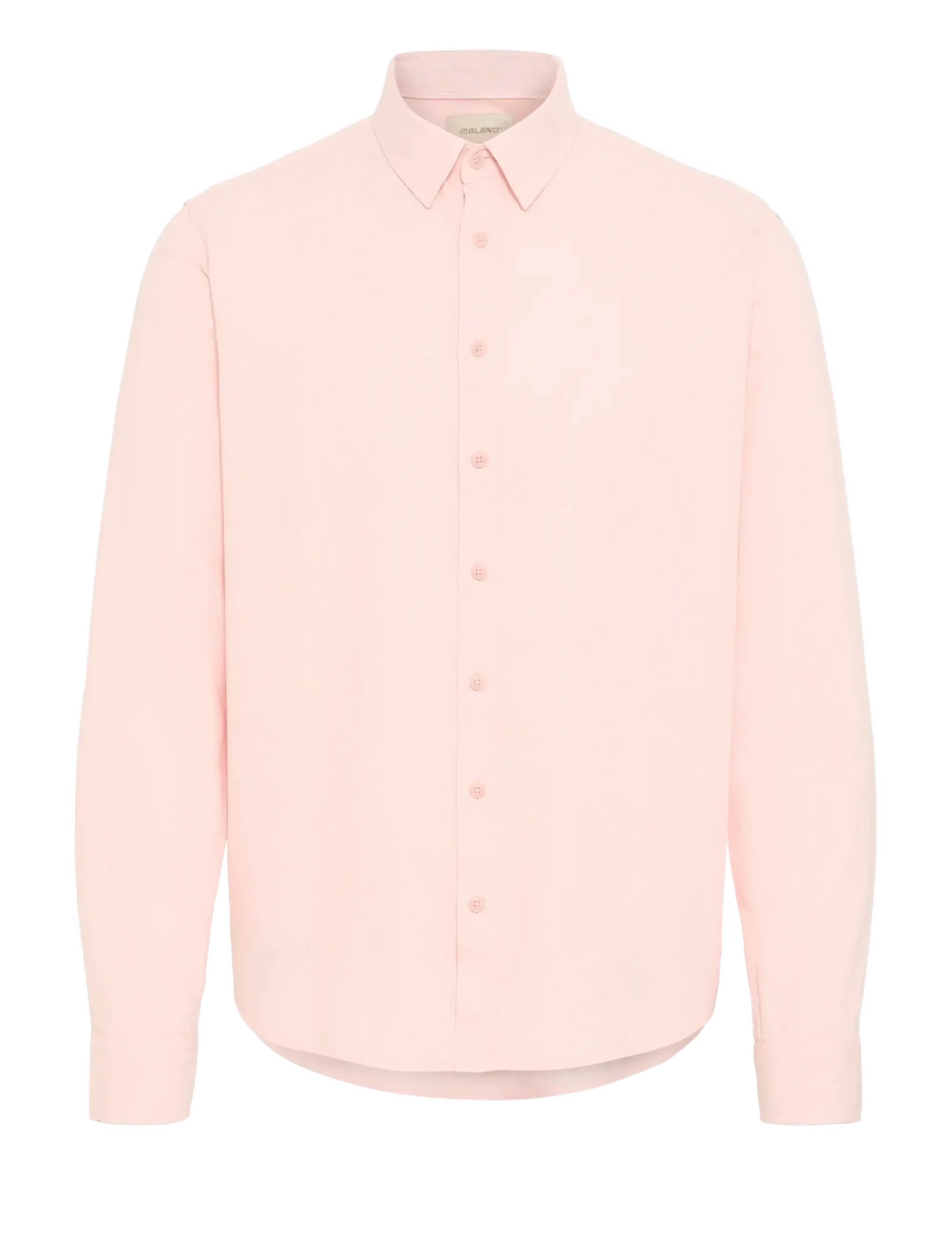 Blend BHBOBBY LINEN L/S - Skjorter - CHALK PINK / pink/rose