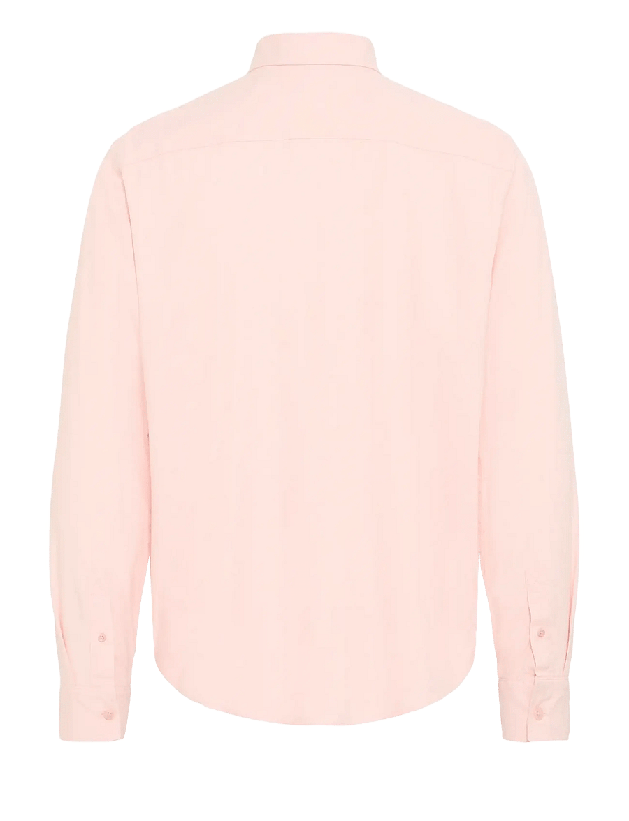 Blend - BHBOBBY LINEN L/S - linneskjortor - chalk pink - 2