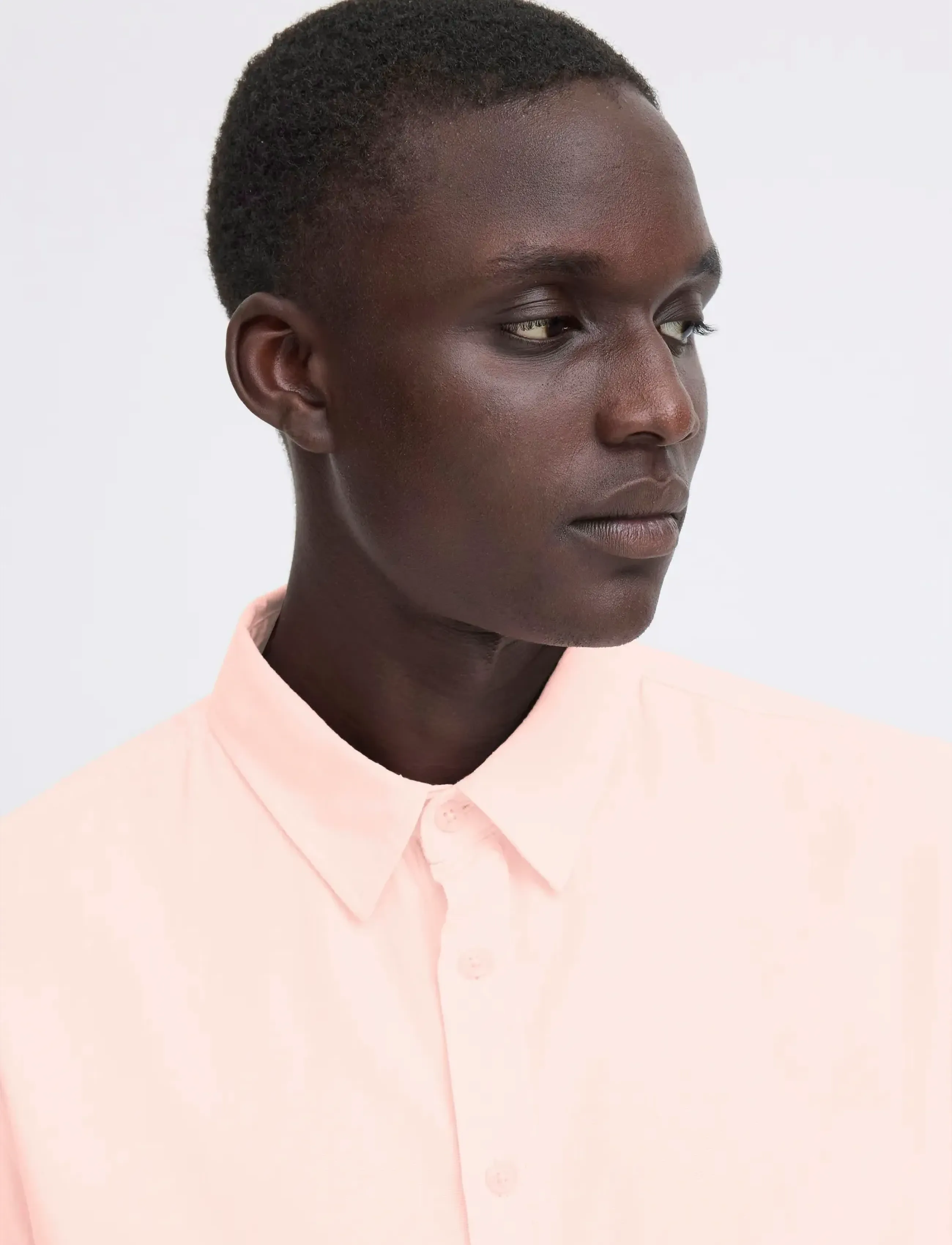 Blend - BHBOBBY LINEN L/S - linneskjortor - chalk pink - 4
