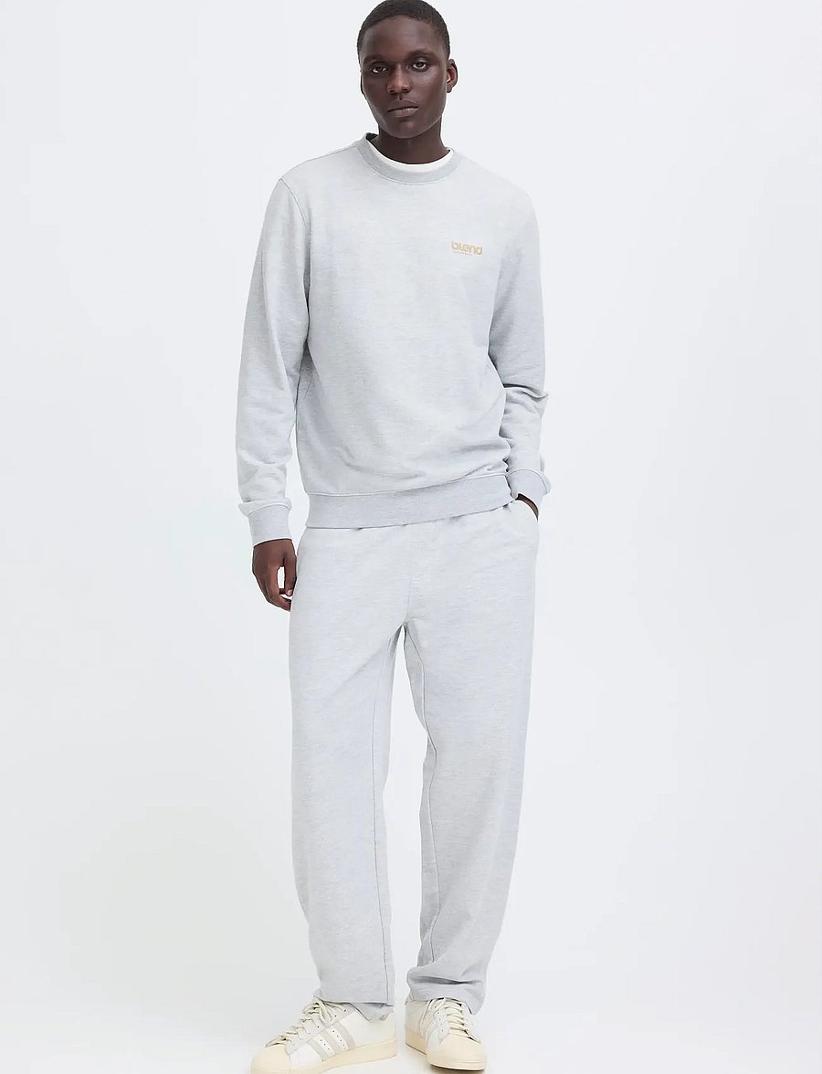 Blend - BHBRODY STREIGHT SWEATPANTS - kollektionen - griffin melange - 0