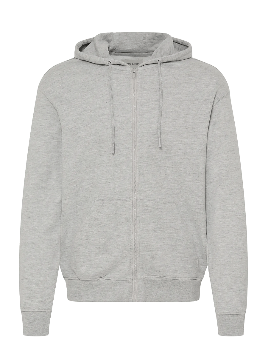 Blend - BHBRODY HOOD SWEATSHIRT - kapuzenpullover - limestone melange - 1