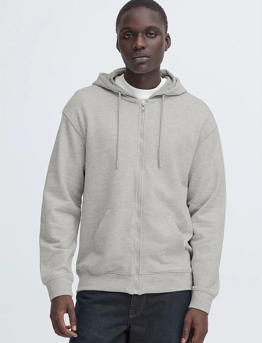 Blend - BHBRODY HOOD SWEATSHIRT - kapuzenpullover - limestone melange - 3