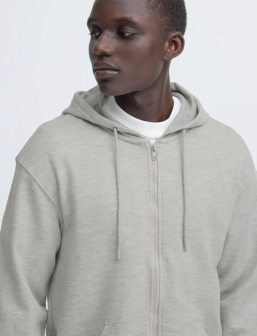 Blend - BHBRODY HOOD SWEATSHIRT - kapuzenpullover - limestone melange - 5
