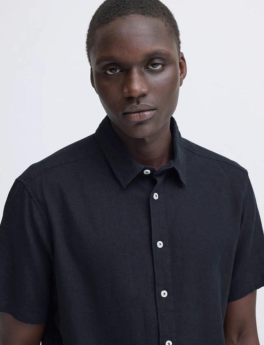 Blend - BHBOBBY LINEN S/S - linased särgid - salute - 4