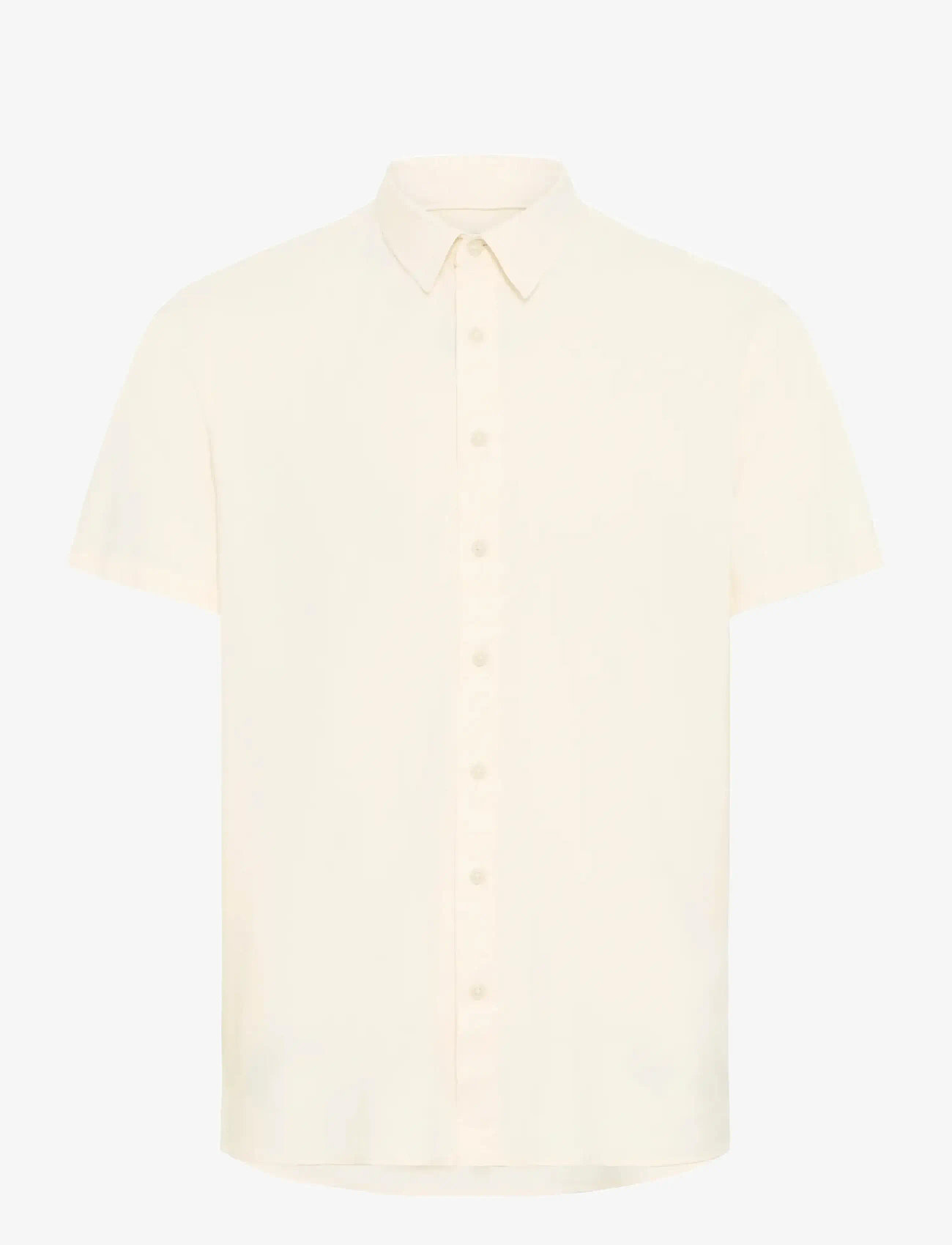 Blend - BHBOBBY LINEN S/S - linneskjortor - snow white - 1