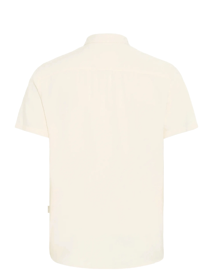 Blend - BHBOBBY LINEN S/S - hørskjorter - snow white - 2