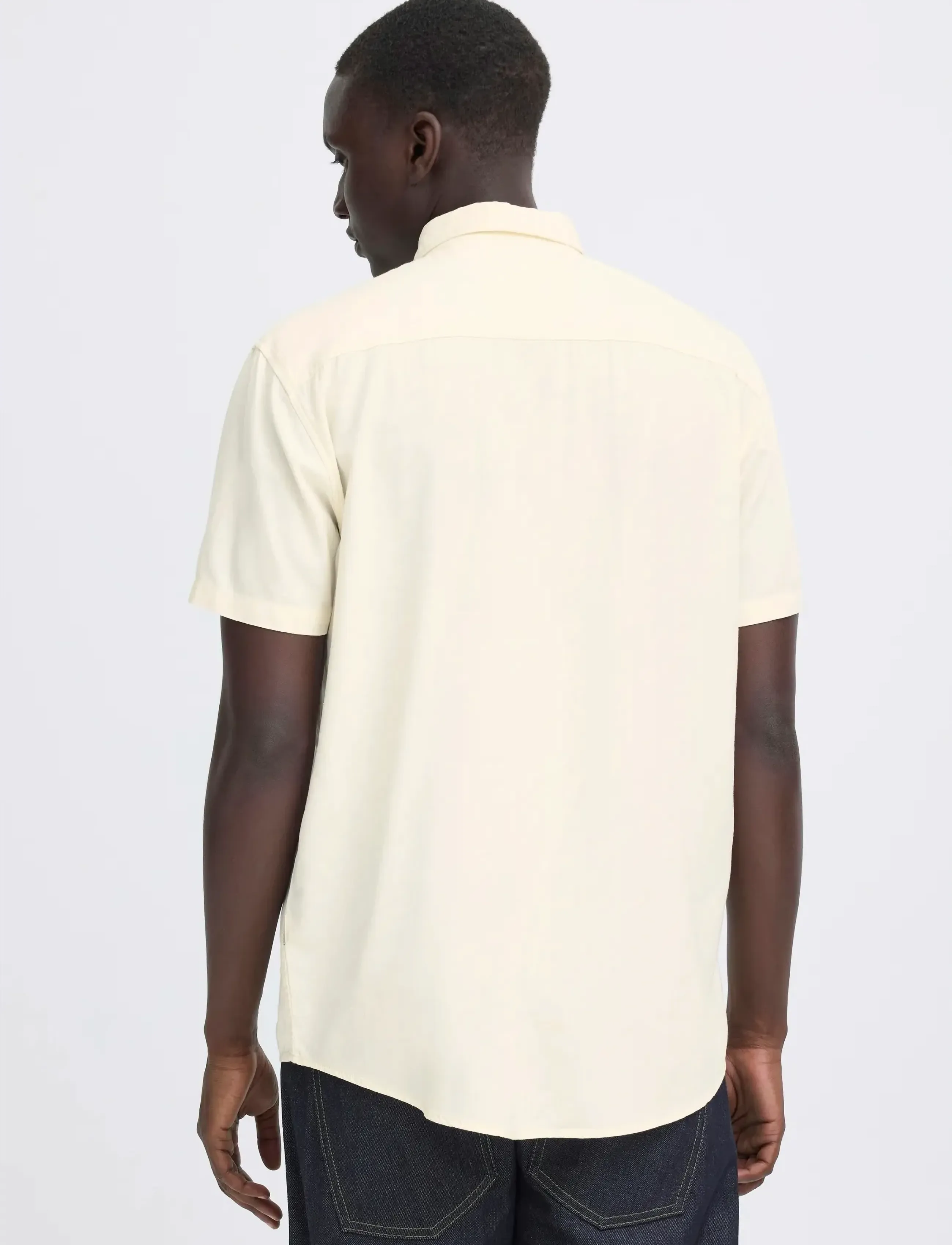 Blend - BHBOBBY LINEN S/S - lägsta priserna - snow white - 3