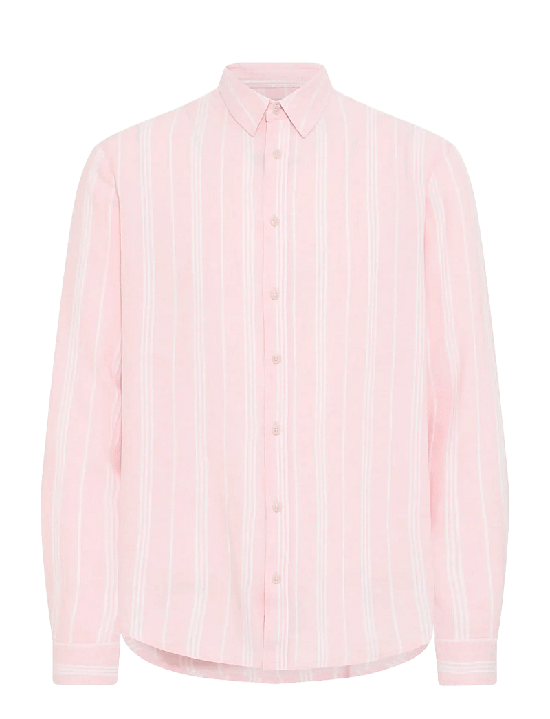 Blend - BHBOBBY LINEN STRIPE - stribede skjorter - chalk pink - 1
