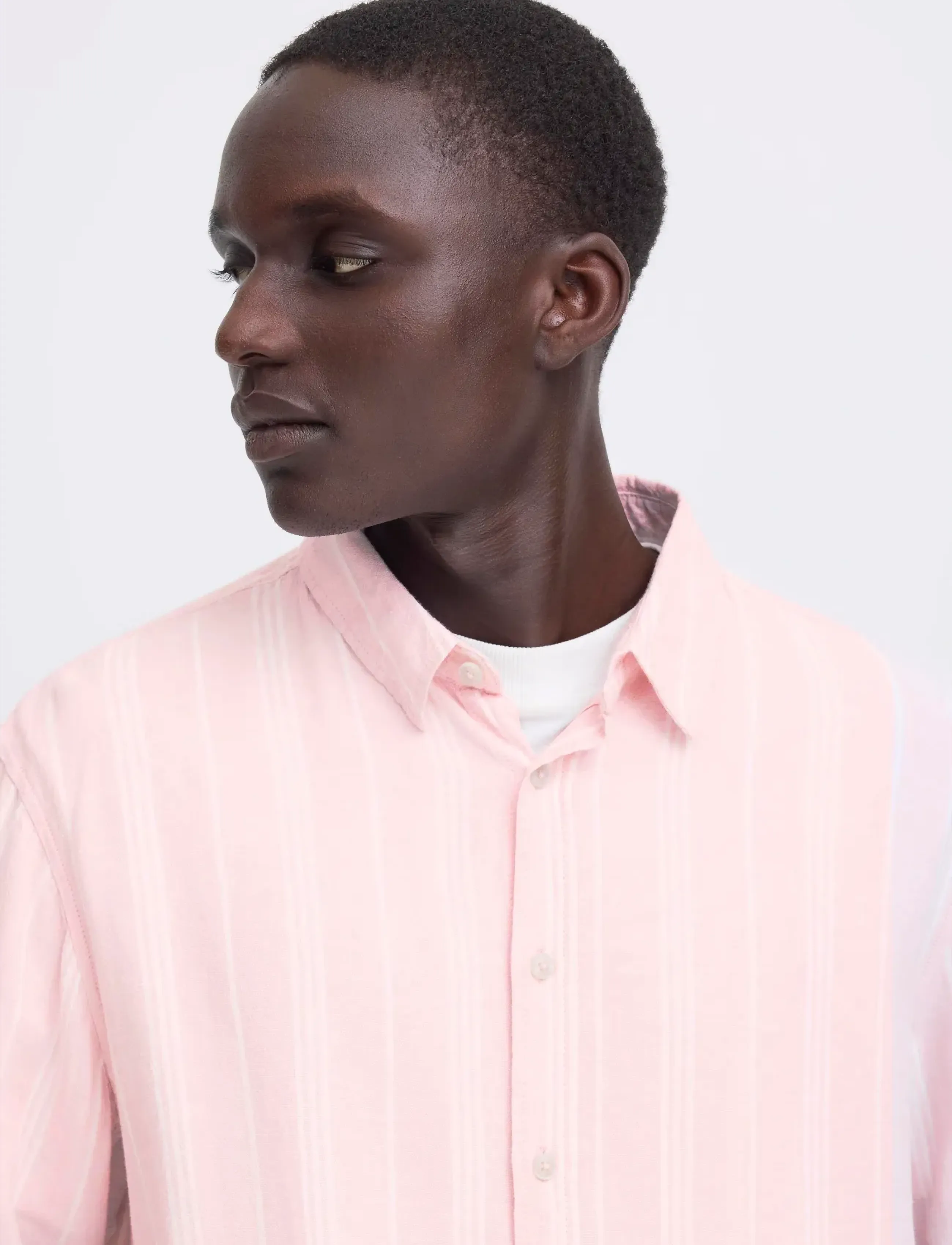 Blend - BHBOBBY LINEN STRIPE - laveste priser - chalk pink - 4
