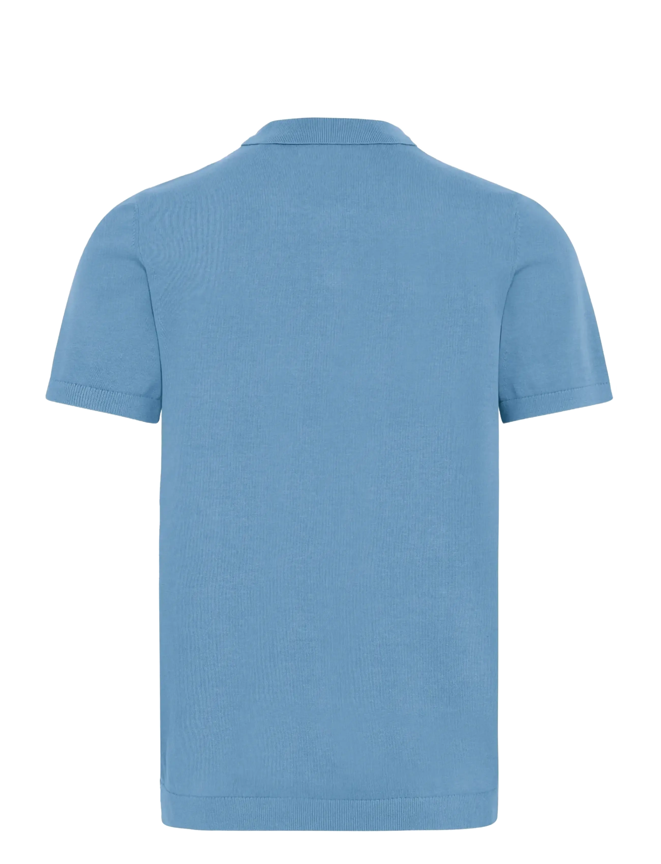 Blend - BHBRAY KNIT POLO - short-sleeved polos - copen blue - 2