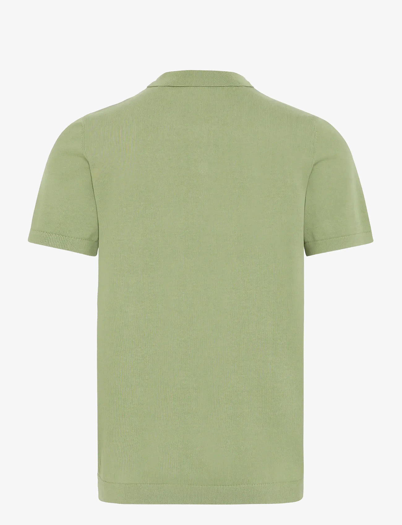 Blend - BHBRAY KNIT POLO - kortærmede poloer - oil green - 2