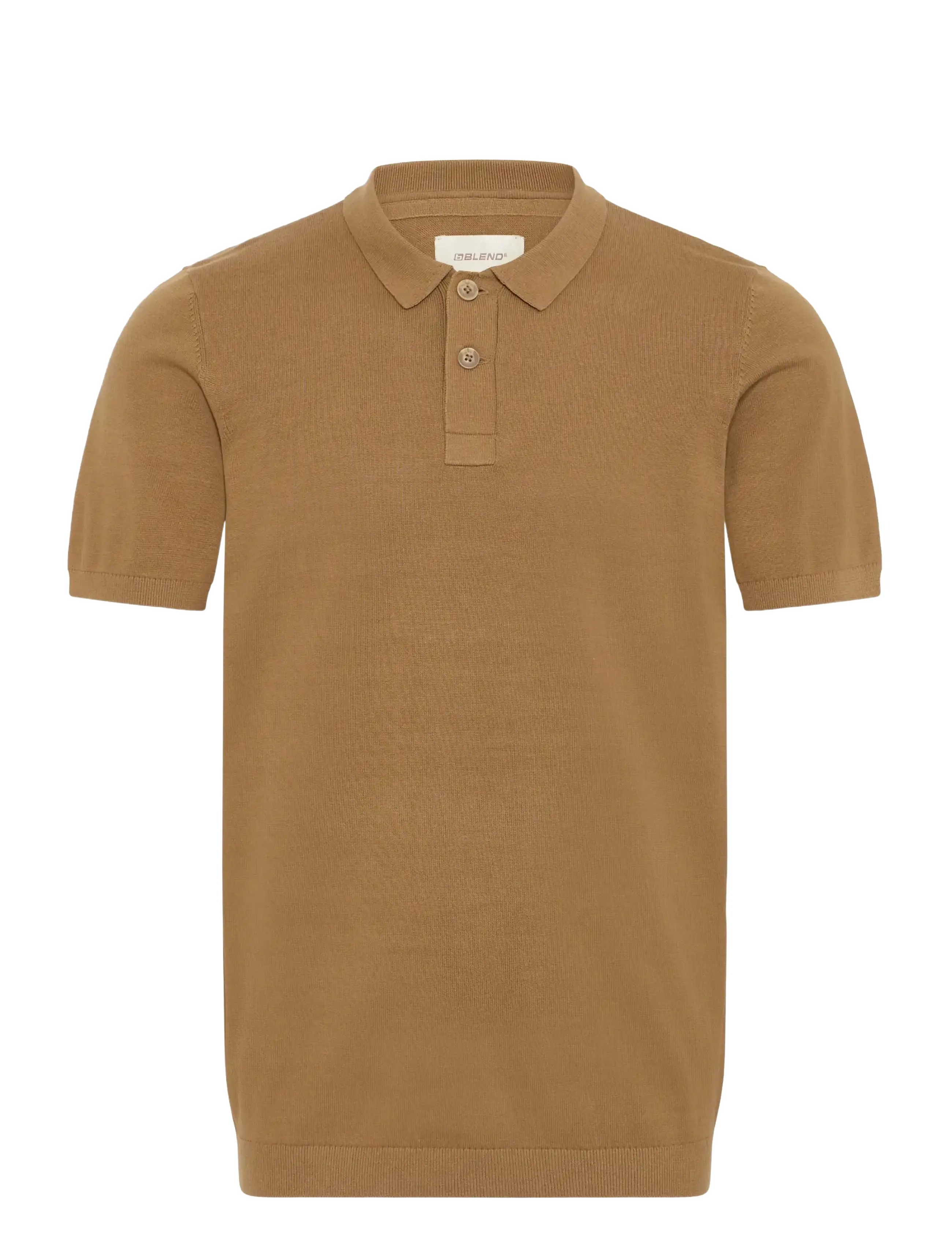 Blend BHBRAY KNIT POLO - Blend - OTTER / brown