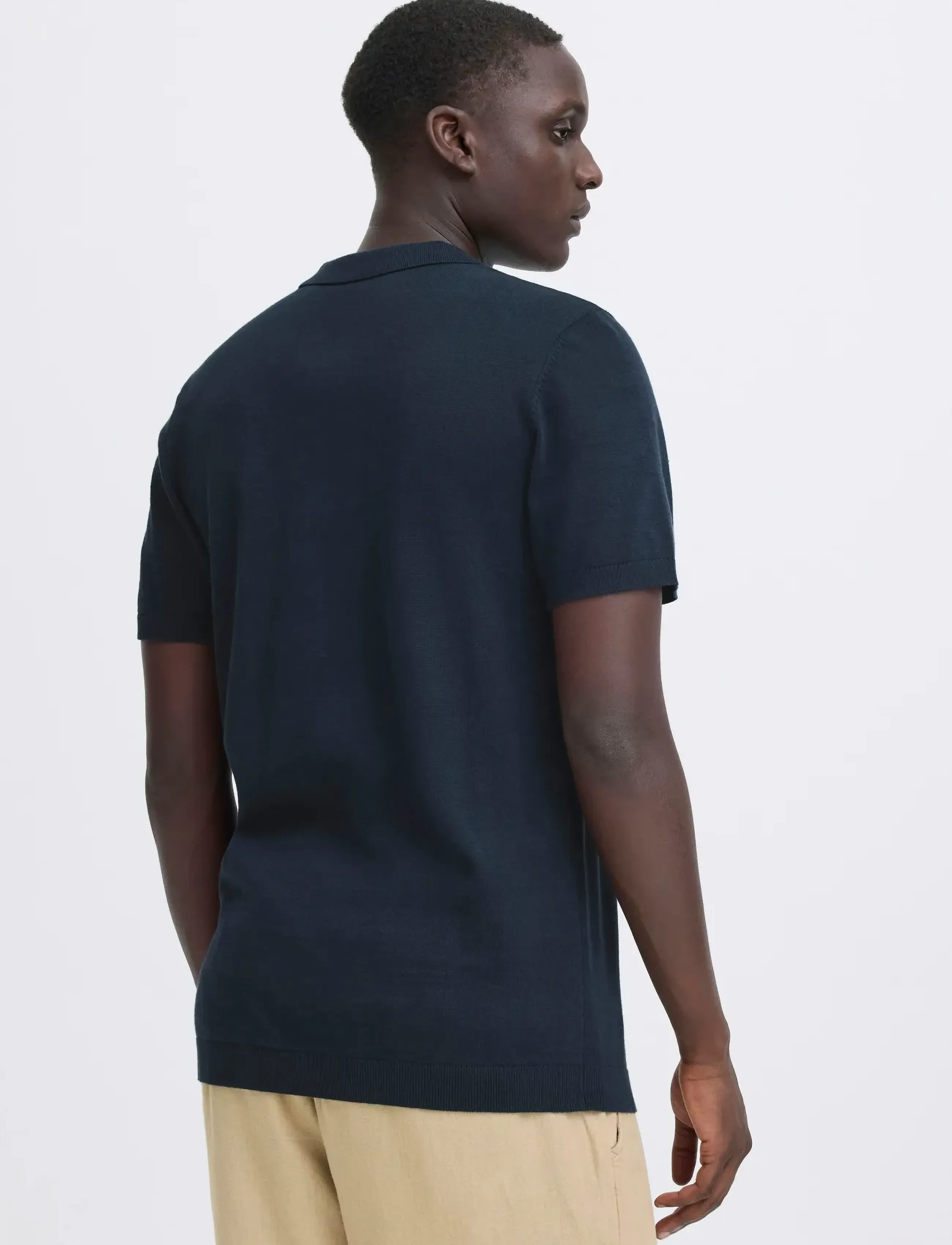 Blend - BHBRAY KNIT POLO - kortærmede poloer - salute - 3