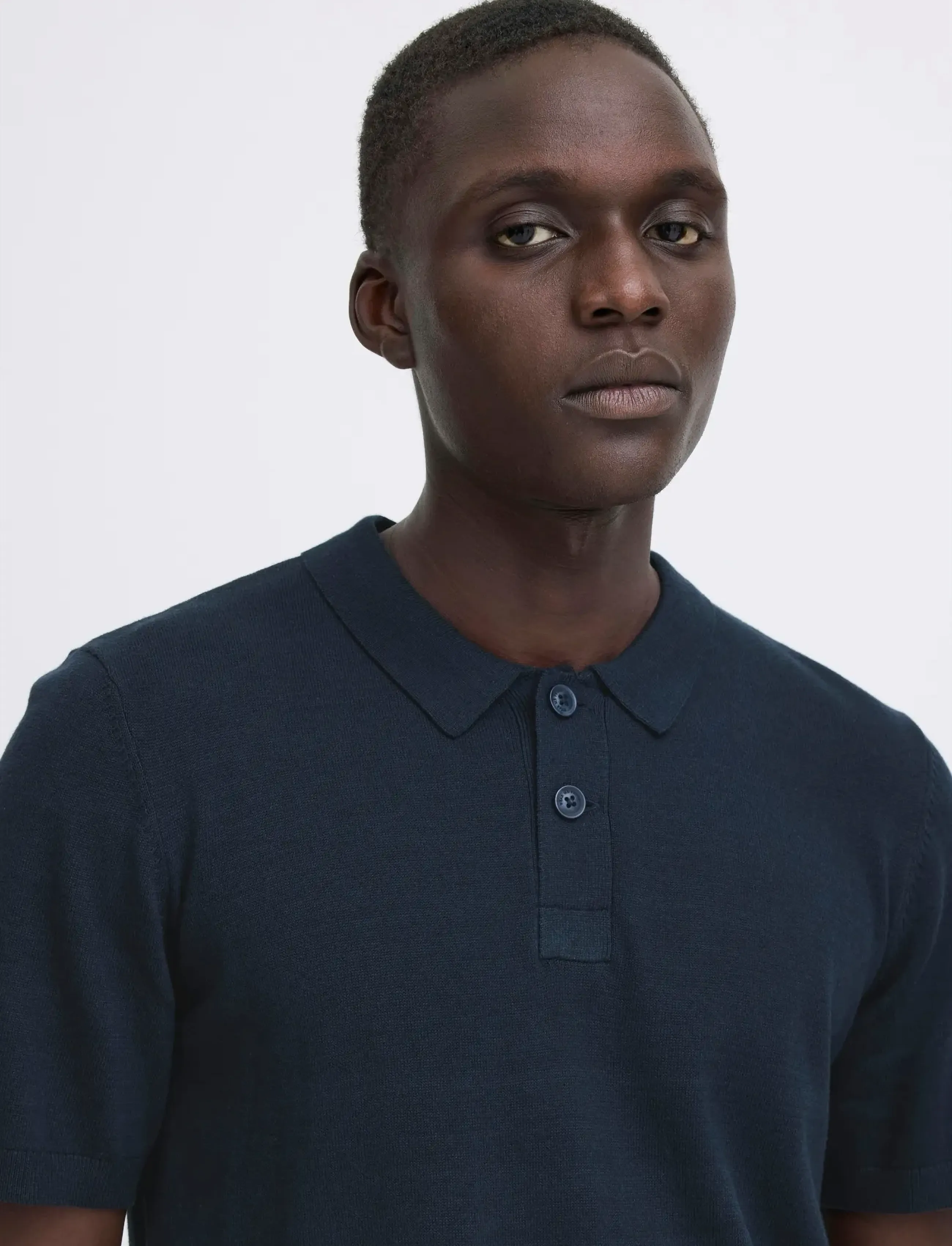 Blend - BHBRAY KNIT POLO - kortærmede poloer - salute - 4