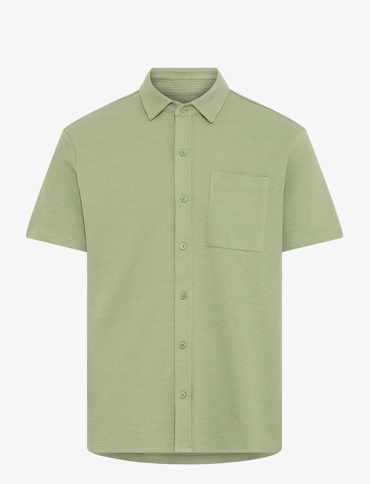 Blend - BHFILLIP SHIRT - short-sleeved shirts - oil green - 1