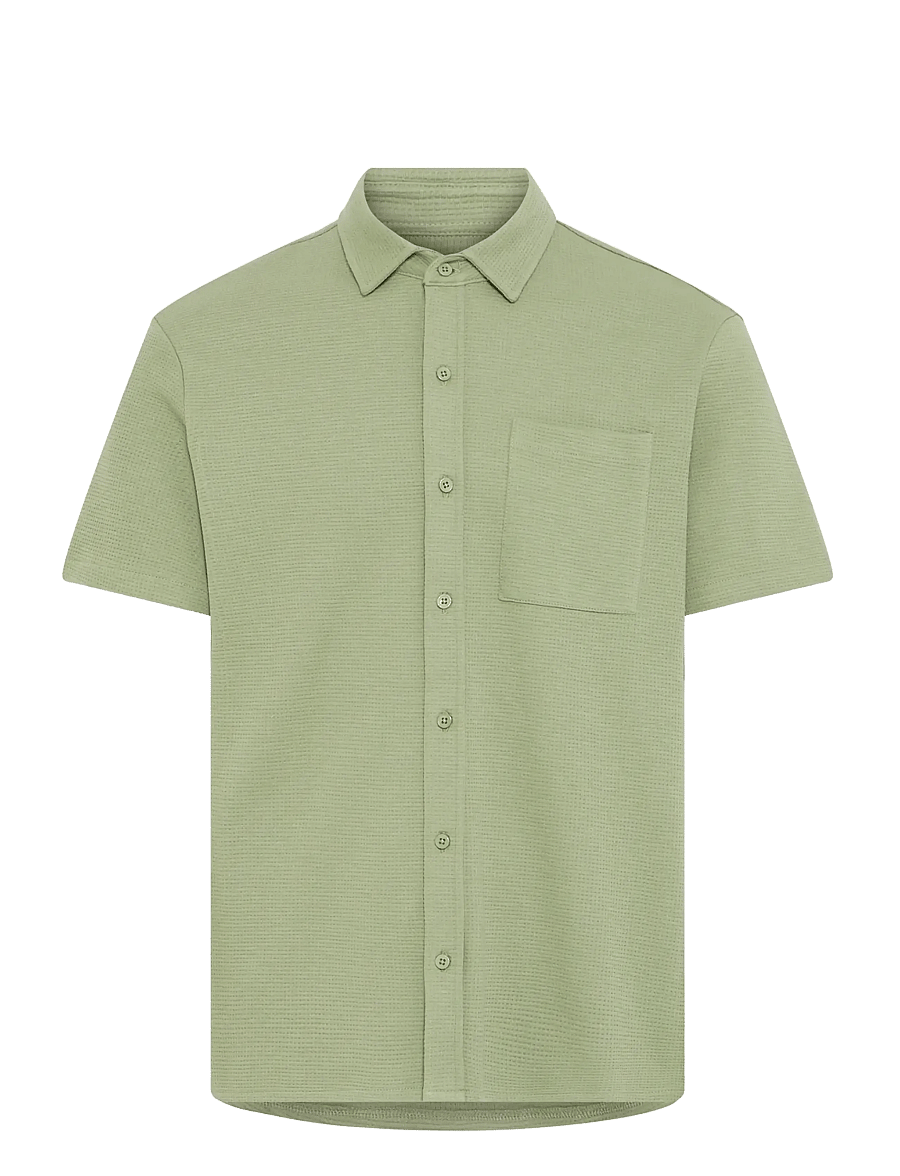 Blend - BHFILLIP SHIRT - overhemden met korte mouw - oil green - 1