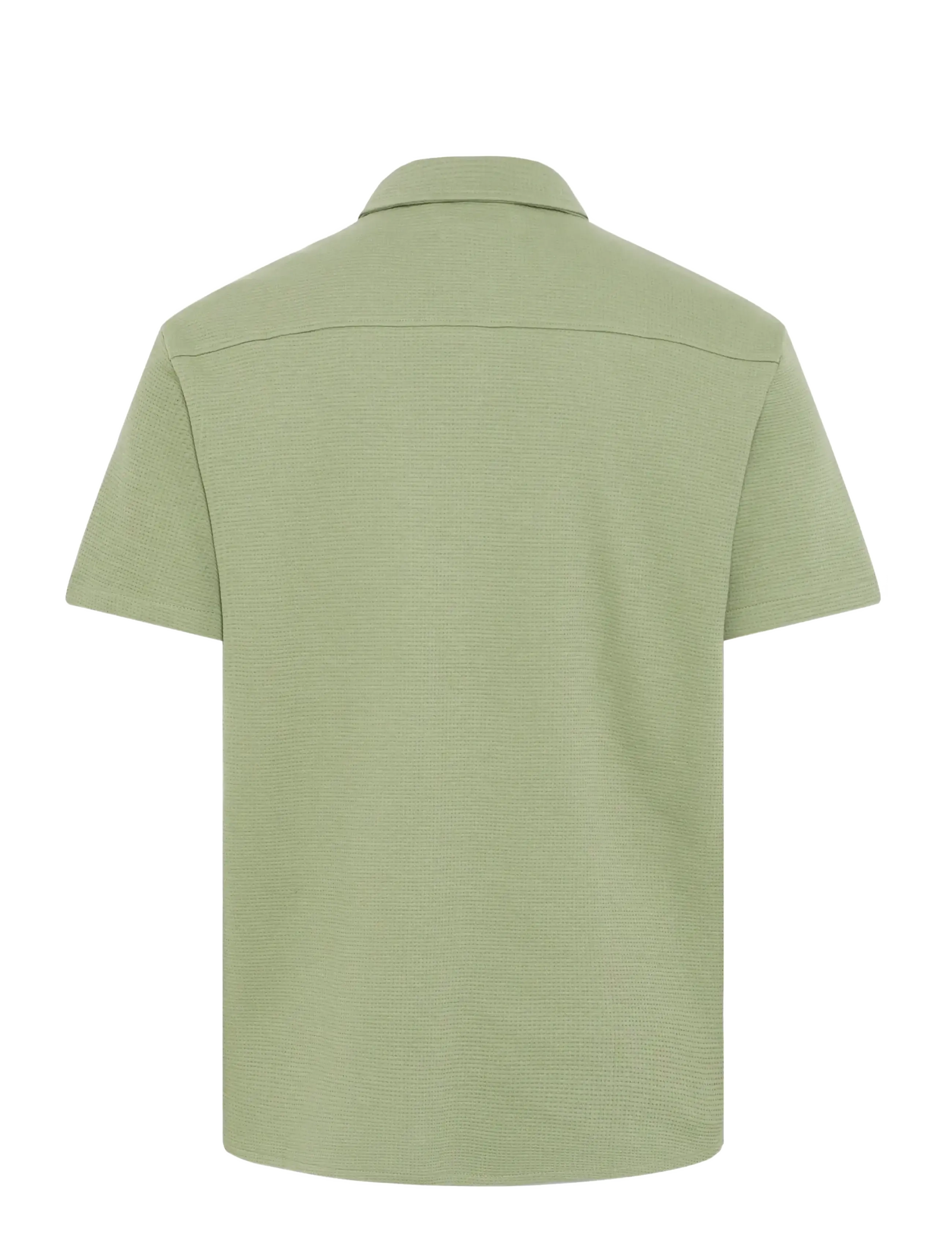 Blend - BHFILLIP SHIRT - kurzarmhemden - oil green - 2