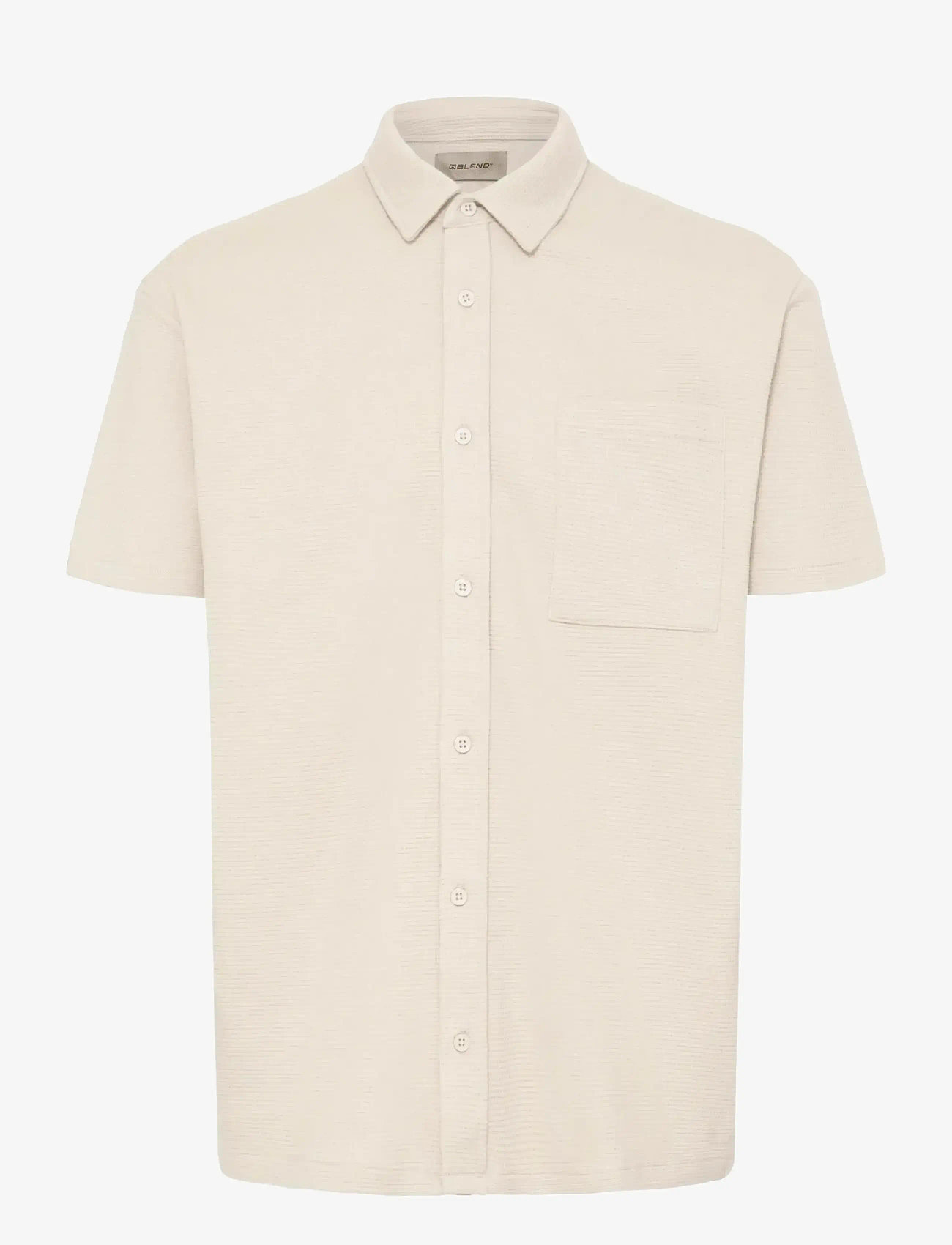 Blend - BHFILLIP SHIRT - kortærmede skjorter - oyster gray - 1