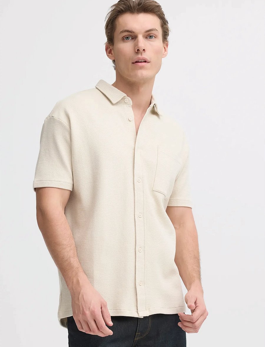 Blend - BHFILLIP SHIRT - kortærmede skjorter - oyster gray - 5