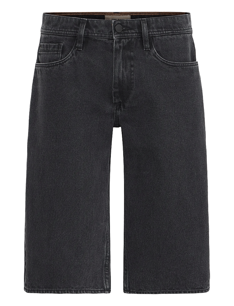 Blend - BHFLAKE LOOSE DENIMSHORTS - lühikesed teksapüksid - denim black - 1