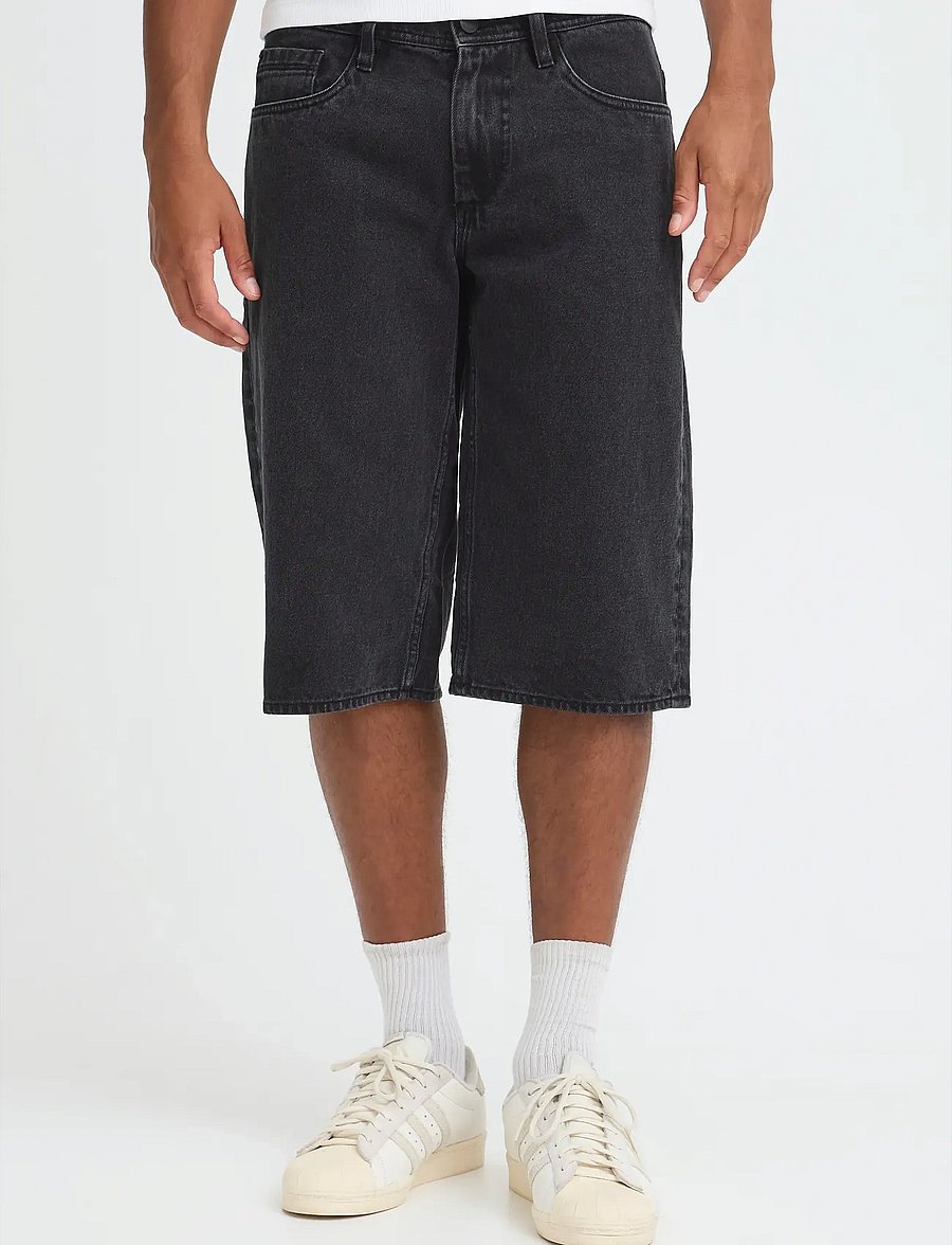 Blend - BHFLAKE LOOSE DENIMSHORTS - jeans shorts - denim black - 3