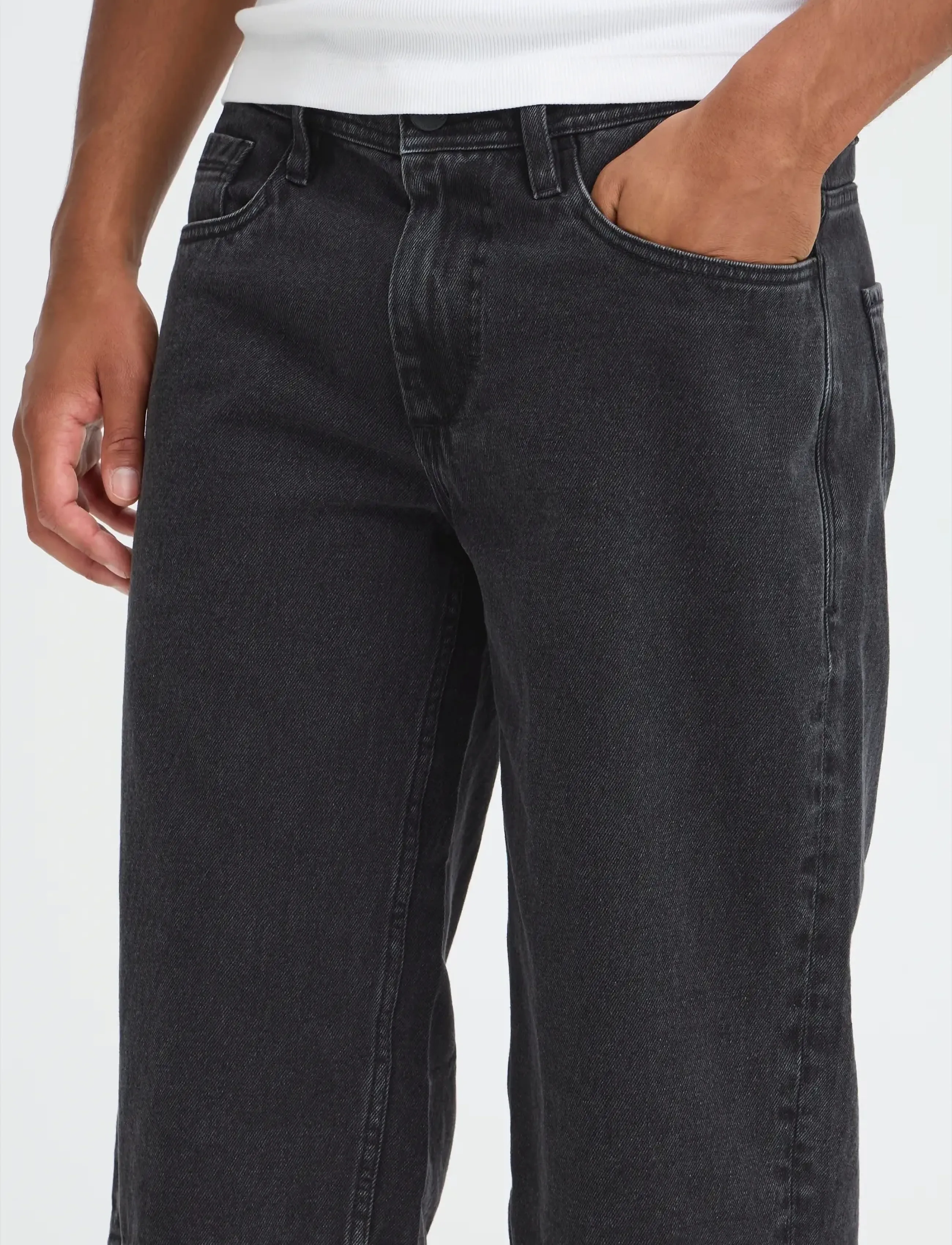 Blend - BHFLAKE LOOSE DENIMSHORTS - lowest prices - denim black - 5
