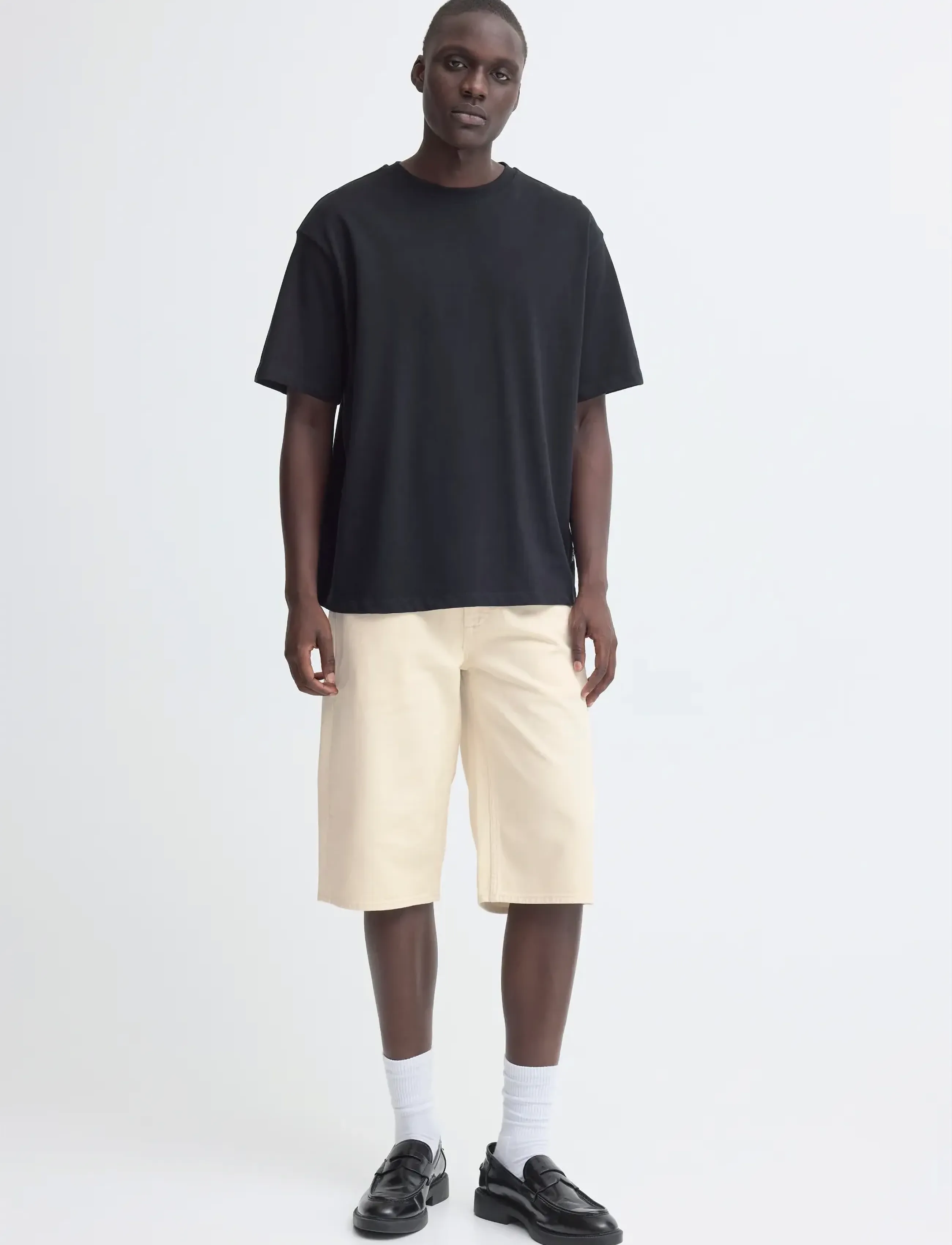 Blend Bhflake Loose Denimshorts, Mænd, Løse Denimshorts, Cream, Str: S