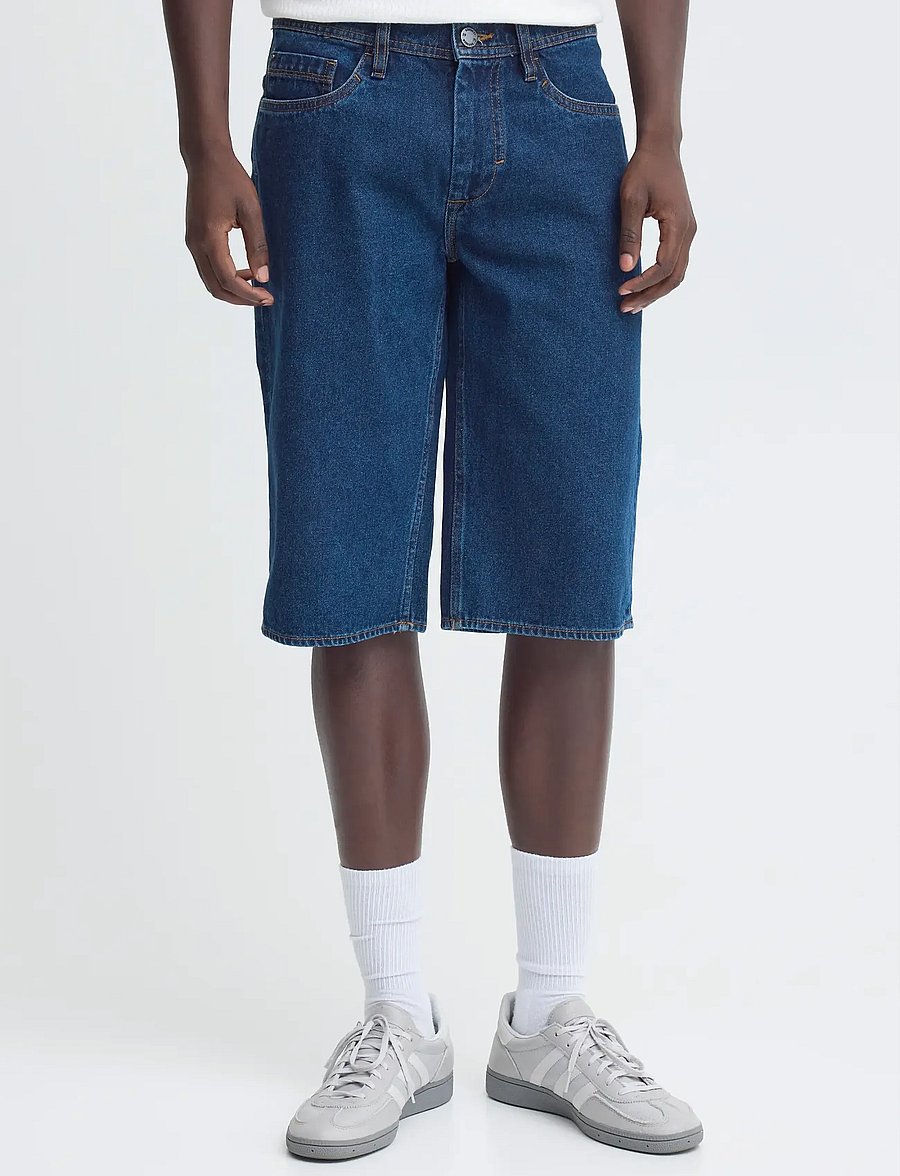 Blend - BHFLAKE LOOSE DENIMSHORTS - jorts - denim middle blue - 4