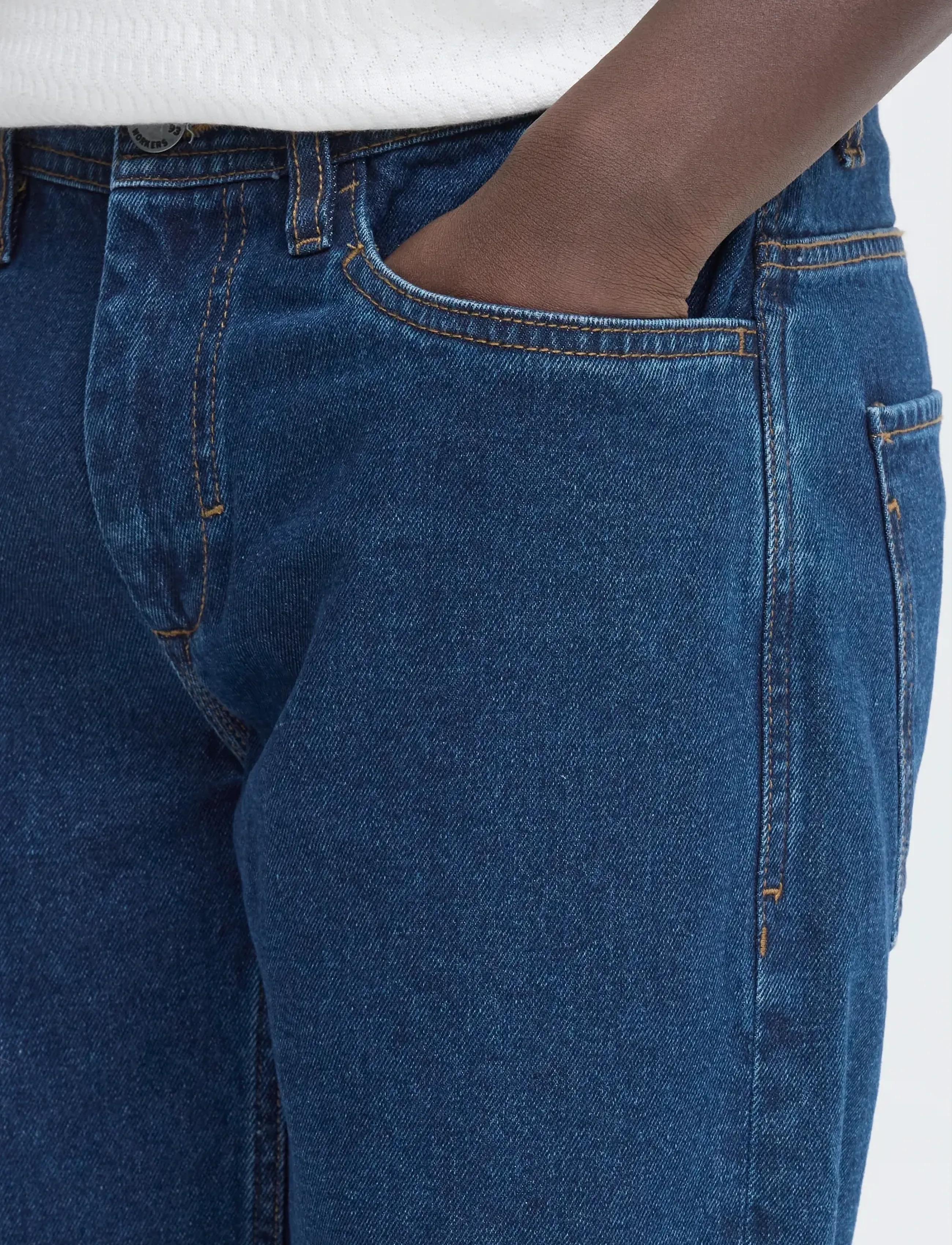 BLEND Bhflake Loose Denimshorts herr – bild 4