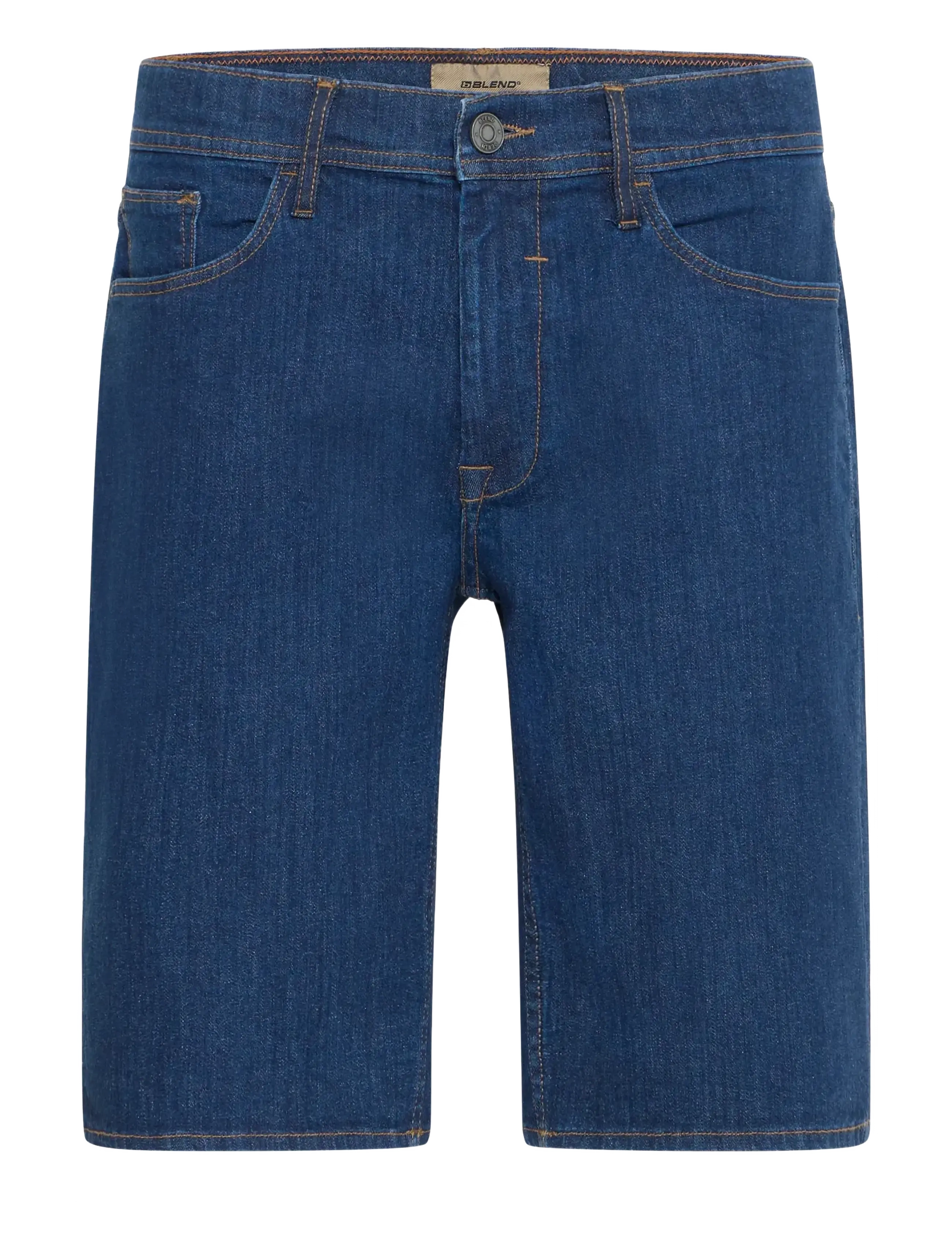 Blend BHTWISTER SLM/REG DENIMSHORTS - Lühikesed püksid - DENIM DARK BLUE / blue