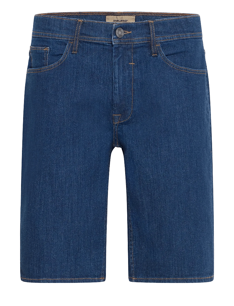 Blend - BHTWISTER SLM/REG DENIMSHORTS - jeans shorts - denim dark blue - 1