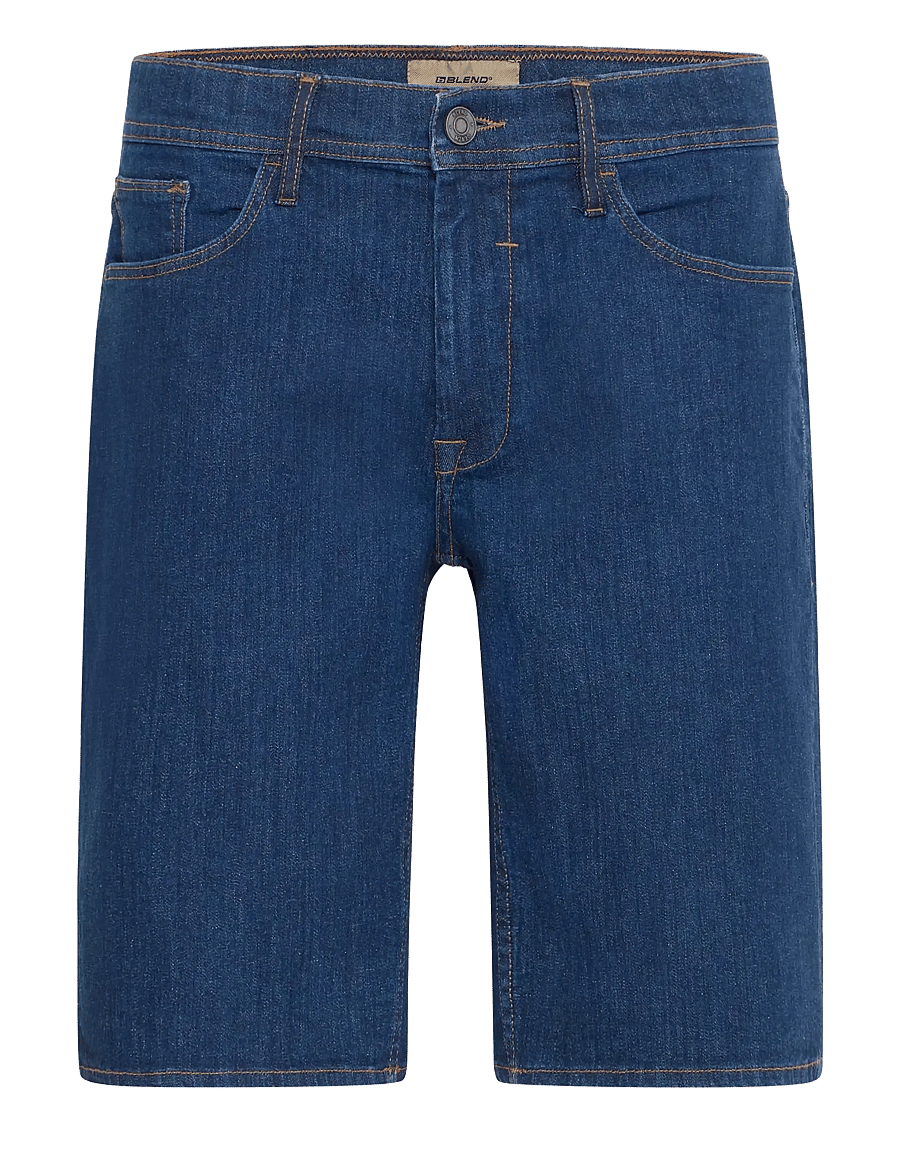 Blend - BHTWISTER SLM/REG DENIMSHORTS - jorts - denim dark blue - 1