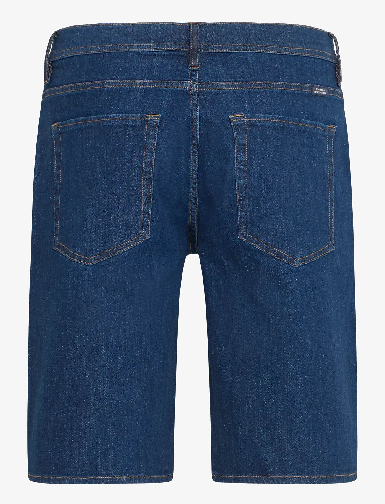 Blend - BHTWISTER SLM/REG DENIMSHORTS - lühikesed teksapüksid - denim dark blue - 2